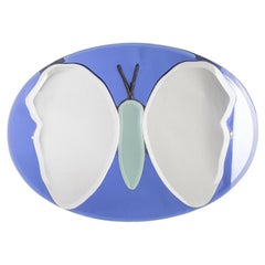 1970s Vintage Mirror in the Shape of a Butterfly Design