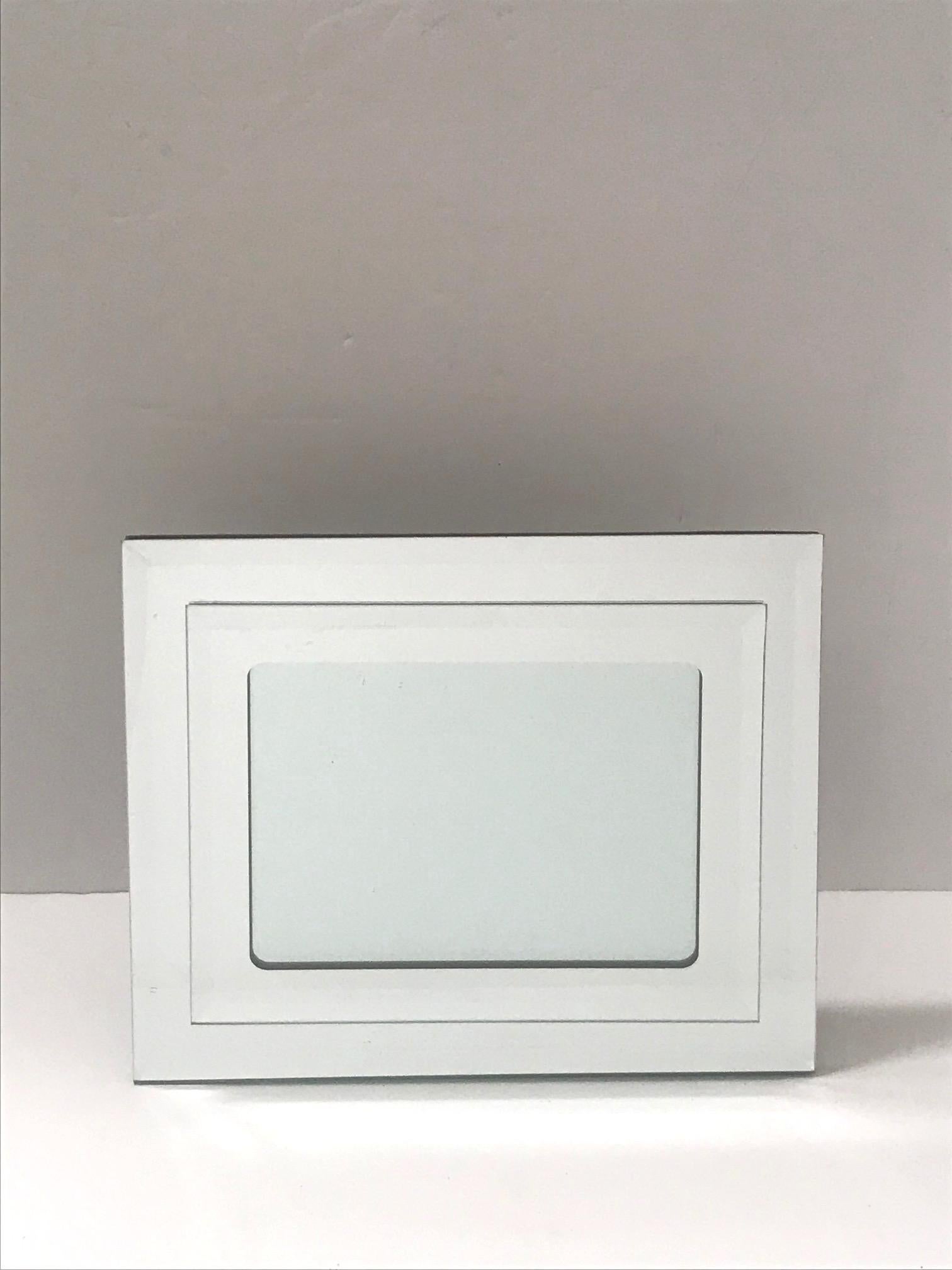 Mid-Century Modern 1970s Vintage Mirrored Picture Frame