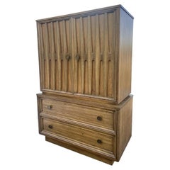 1970s Vintage Modern Broyhill Brasilia Style Tall Dresser