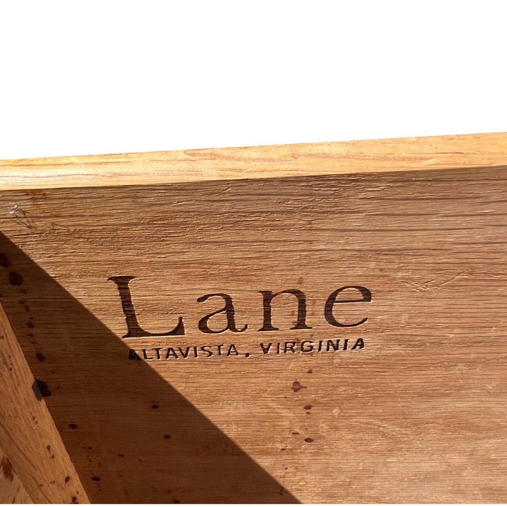 Fin du 20e siècle Paire de tables de nuit modernes en loupe des années 1970 par Milo Baughman pour Lane en vente