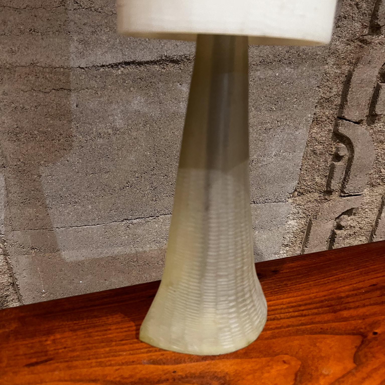 Late 20th Century 1970s Vintage Modern Resin Table Lamp For Sale