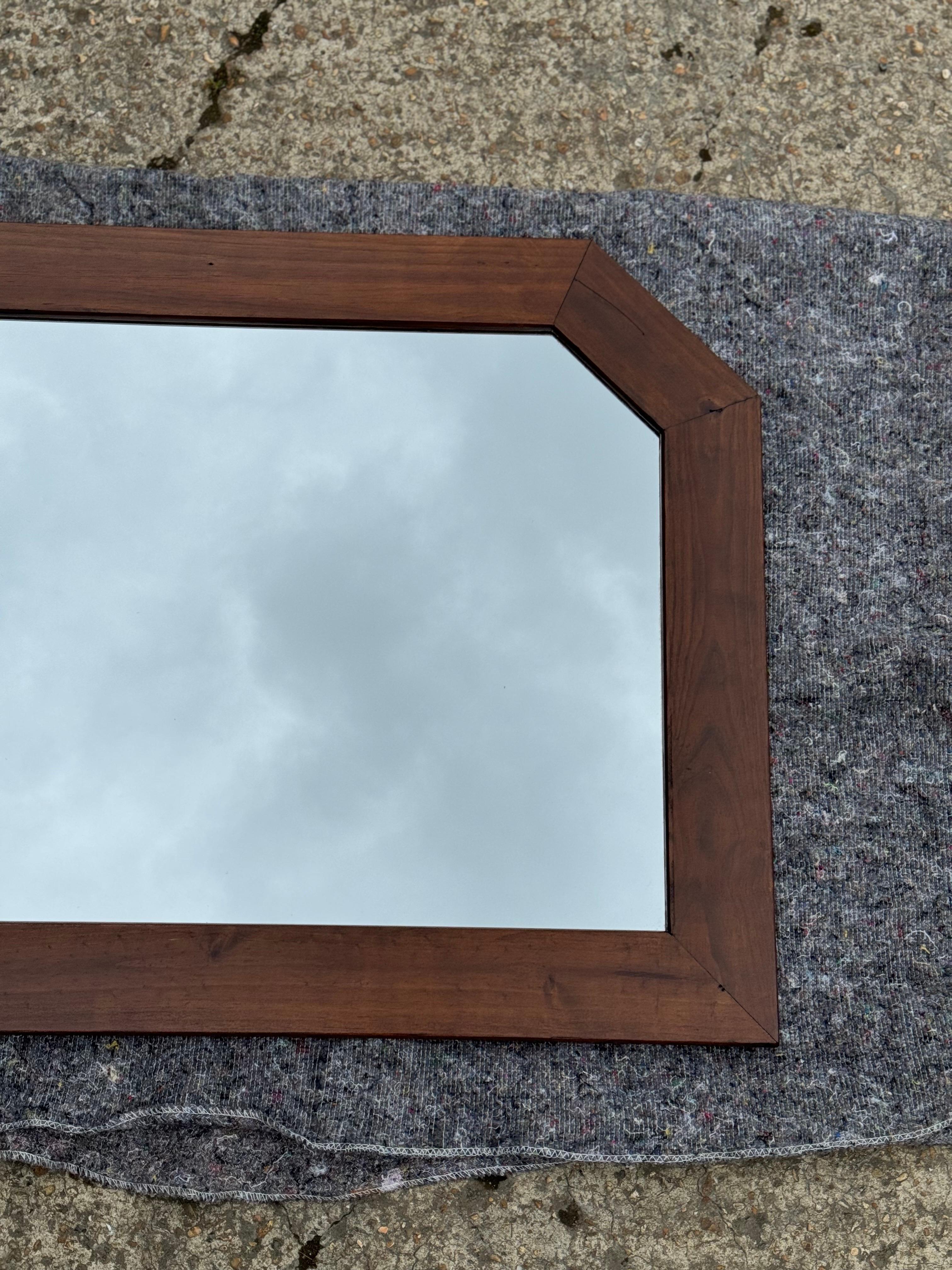1970er Jahre VINTAGE OAK MIRROR J1 (Britisch) im Angebot