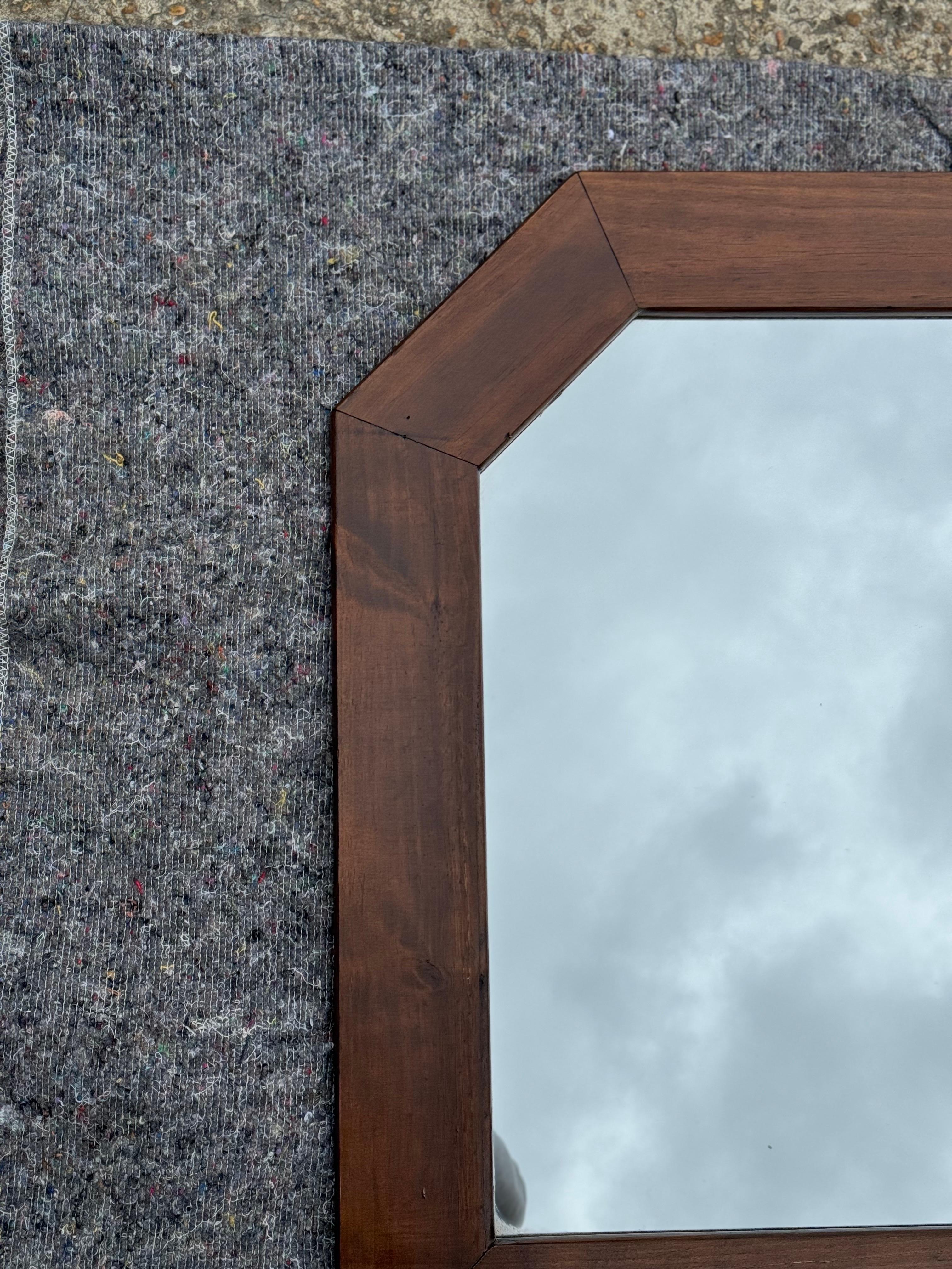 1970er Jahre VINTAGE OAK MIRROR J1 im Zustand „Gut“ im Angebot in Pulborough, GB