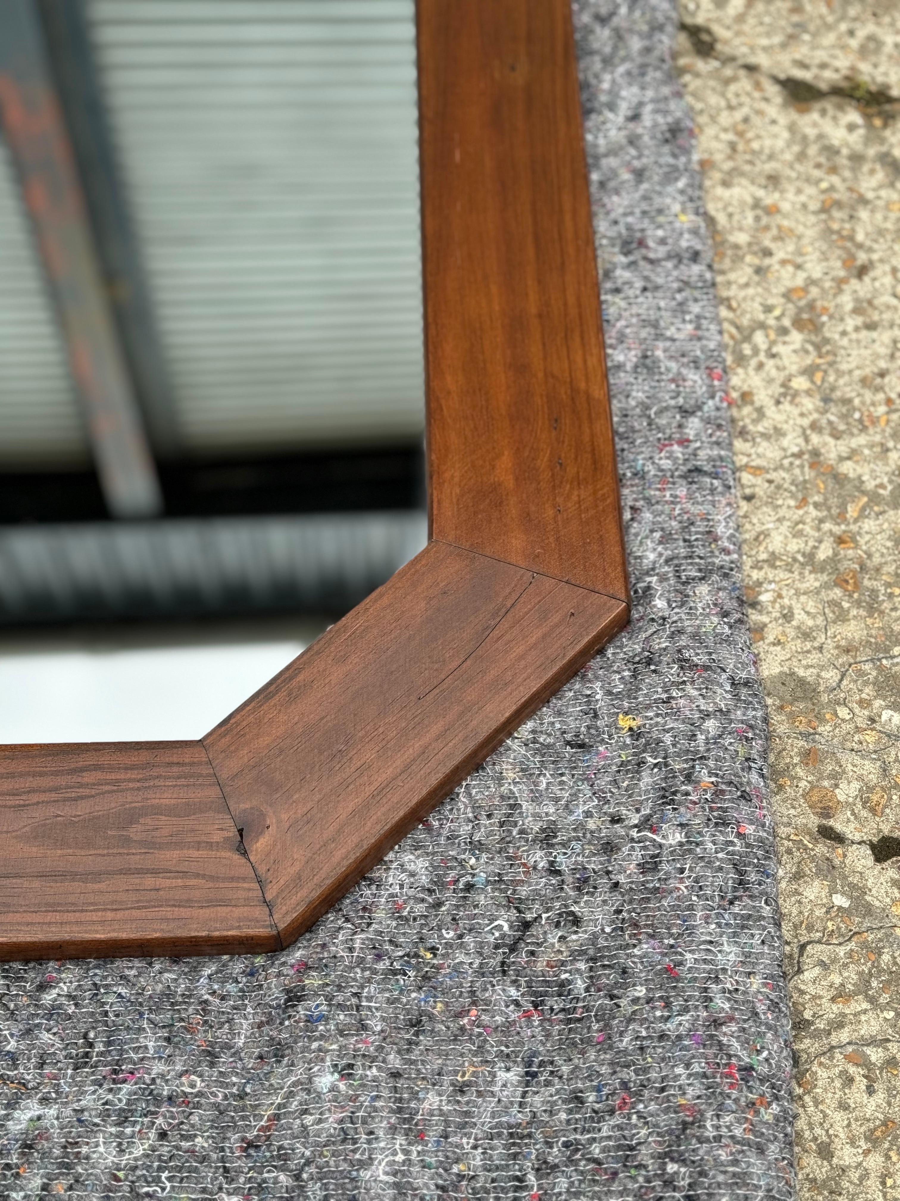1970er Jahre VINTAGE OAK MIRROR J1 im Angebot 2