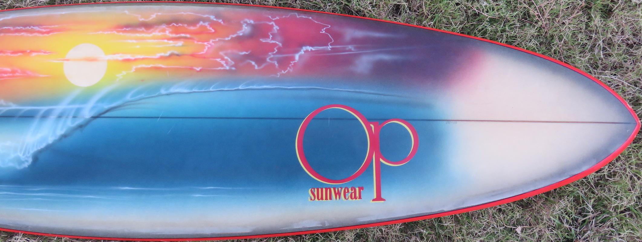 airbrushed surfboard