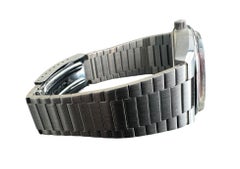 1970's Vintage Omega Seamaster rotes Zifferblatt automatische Herren Tag Datum Uhr #24508