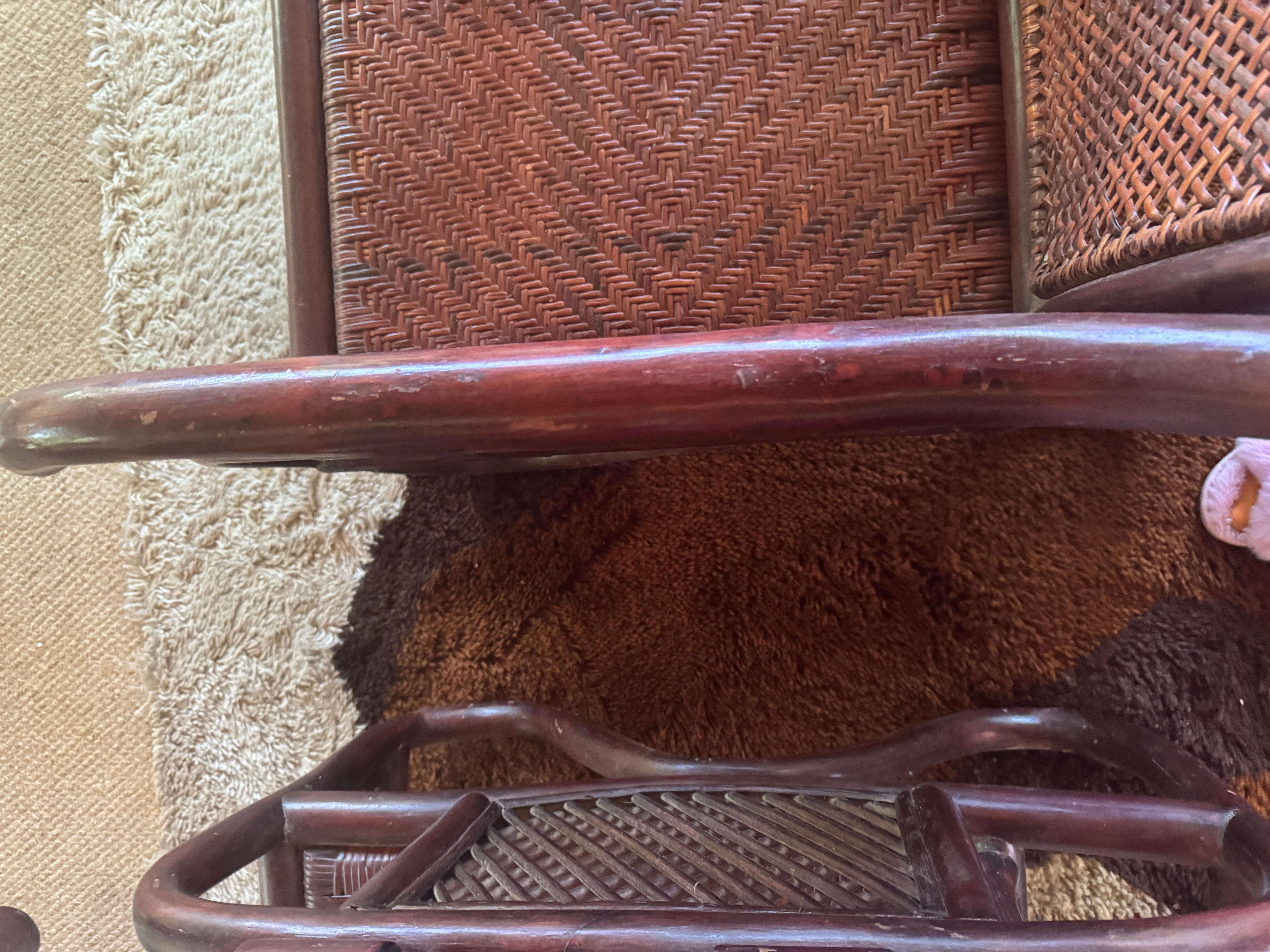 1970 Vintage Patio Bamboo Armchairs - a Pair en vente 6