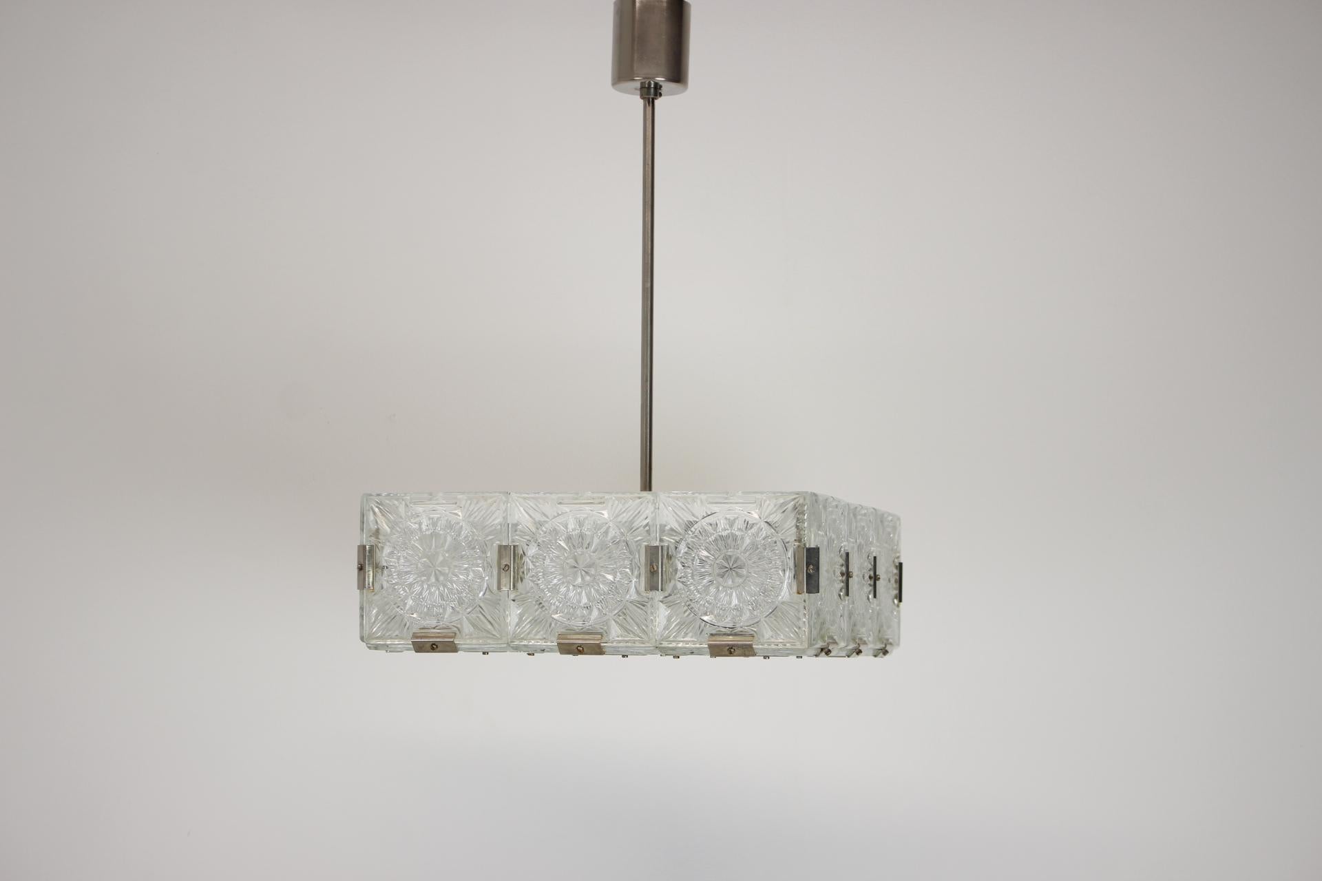 1970s Vintage Pendant by Kamenicky Senov, Czechoslovakia In Good Condition For Sale In Praha, CZ