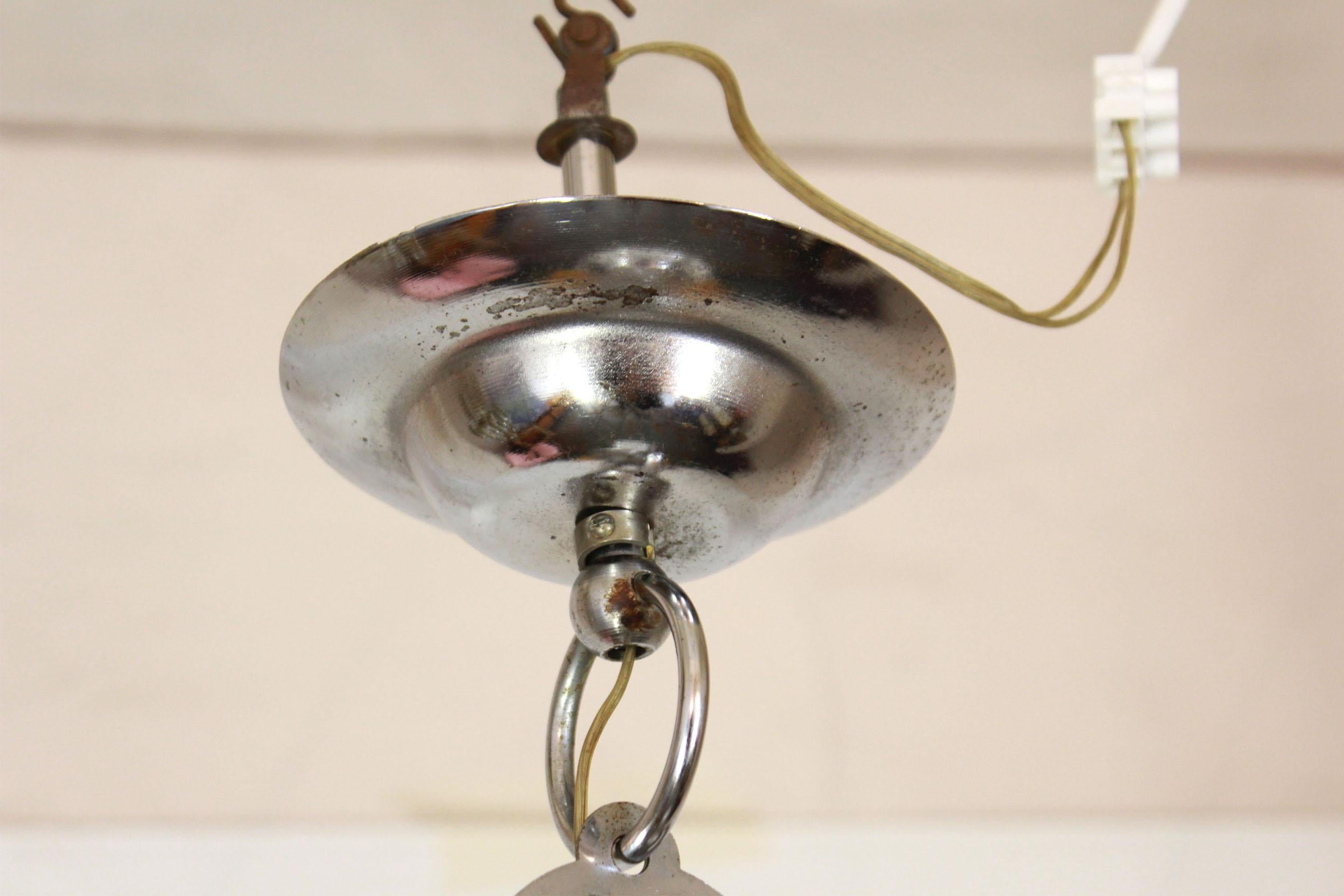 Lampe  suspension vintage de Murano, Mazzega, Italie, 1970 en vente 6