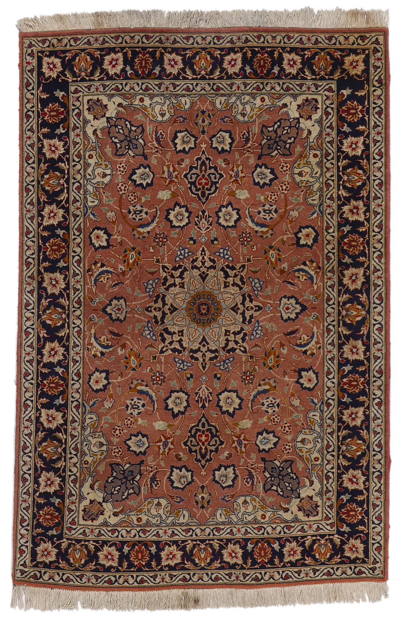 1970s Vintage Persian Tabriz Rug, Timeless Elegance Meets Historical Richness For Sale 4