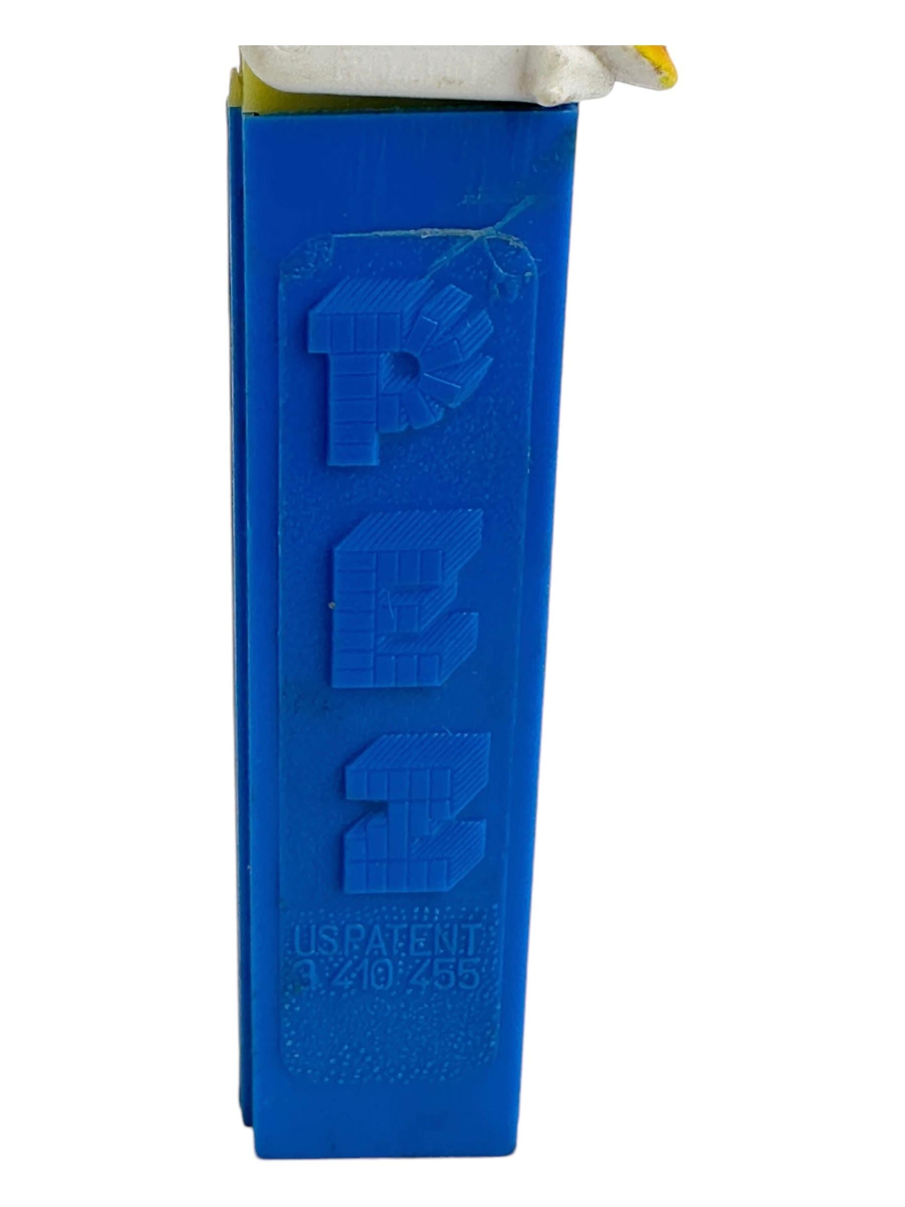 1970er Jahre Vintage Pez Donald Duck Disney Candy Dispenser U.S Pat. 3,410.455 No Feet, Vintage im Zustand „Gut“ im Angebot in Nuernberg, DE