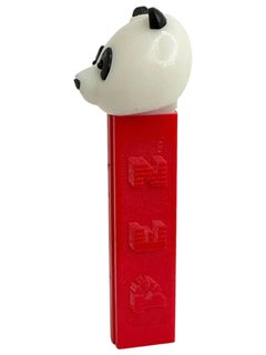 1970s Vintage Pez Panda Bear Candy Dispenser U.S Pat. 3.410.455 No Feet Austria