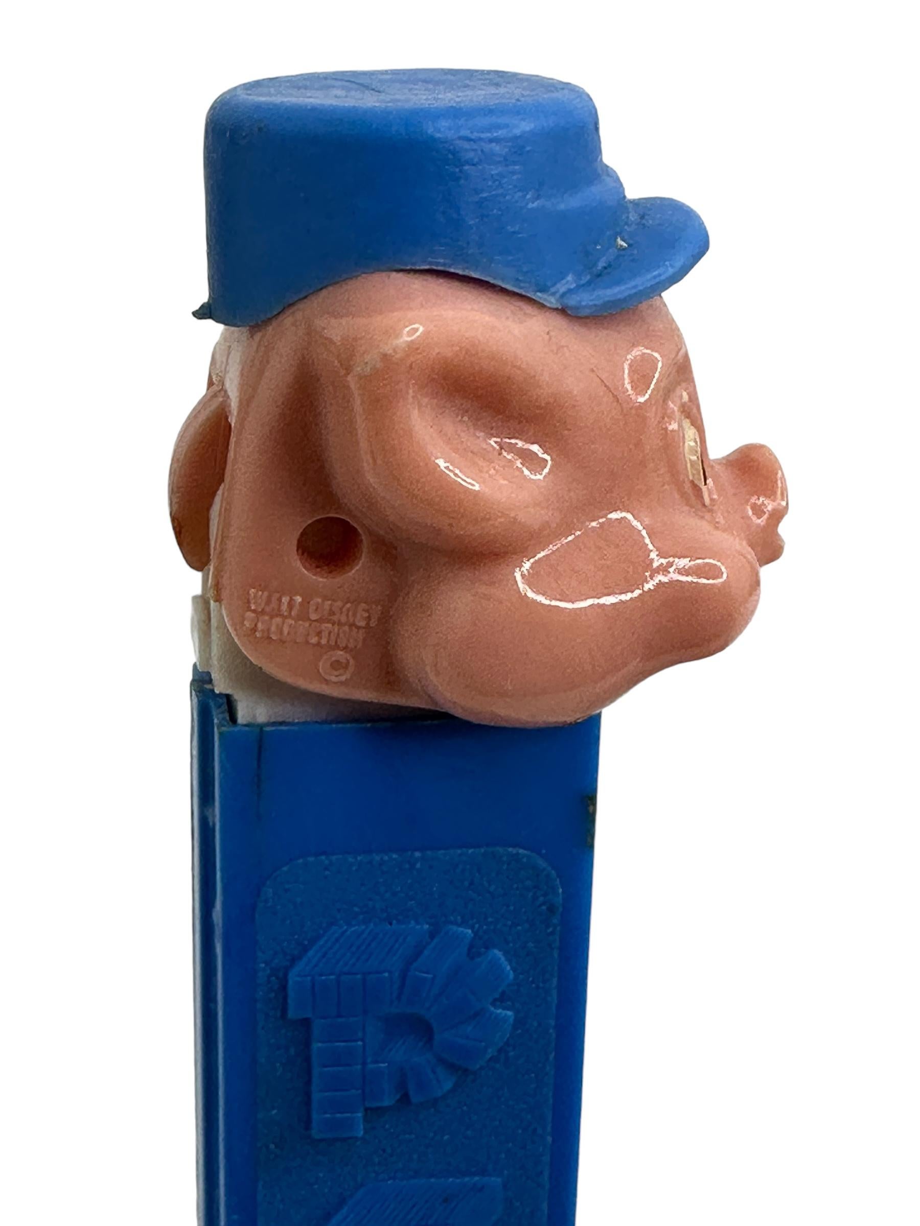 Plastique Porte-bonbons Disney Pez Pig, U.S Pat. 2.620.061, sans pieds, Autriche, années 1970 en vente