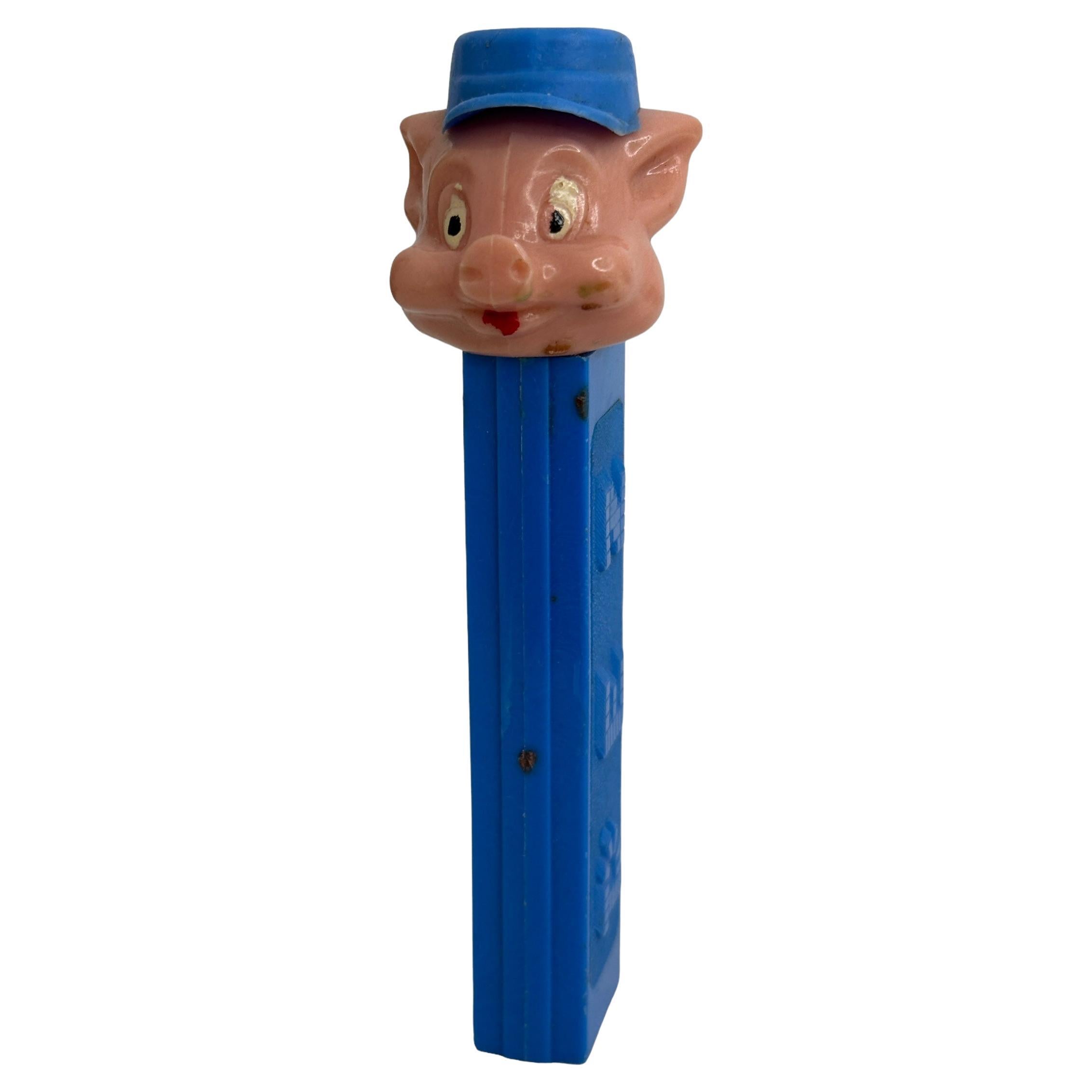 1970er Jahre Vintage Pez Pig Disney Candy Dispenser U.S Pat. 2.620.061 No Feet, Österreich