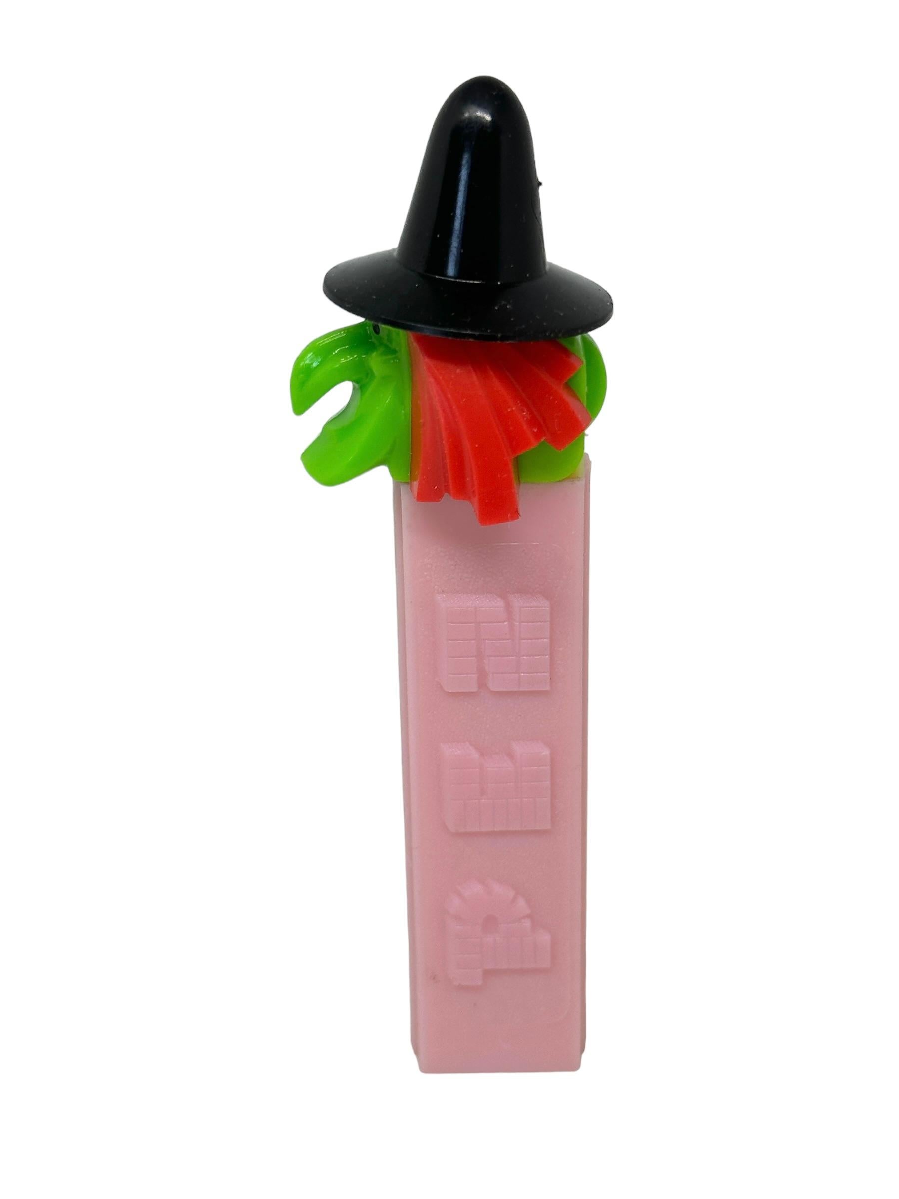 Modern 1970s Vintage Pez Witch Candy Dispenser U.S, Pat. 2.620.061 No Feet For Sale