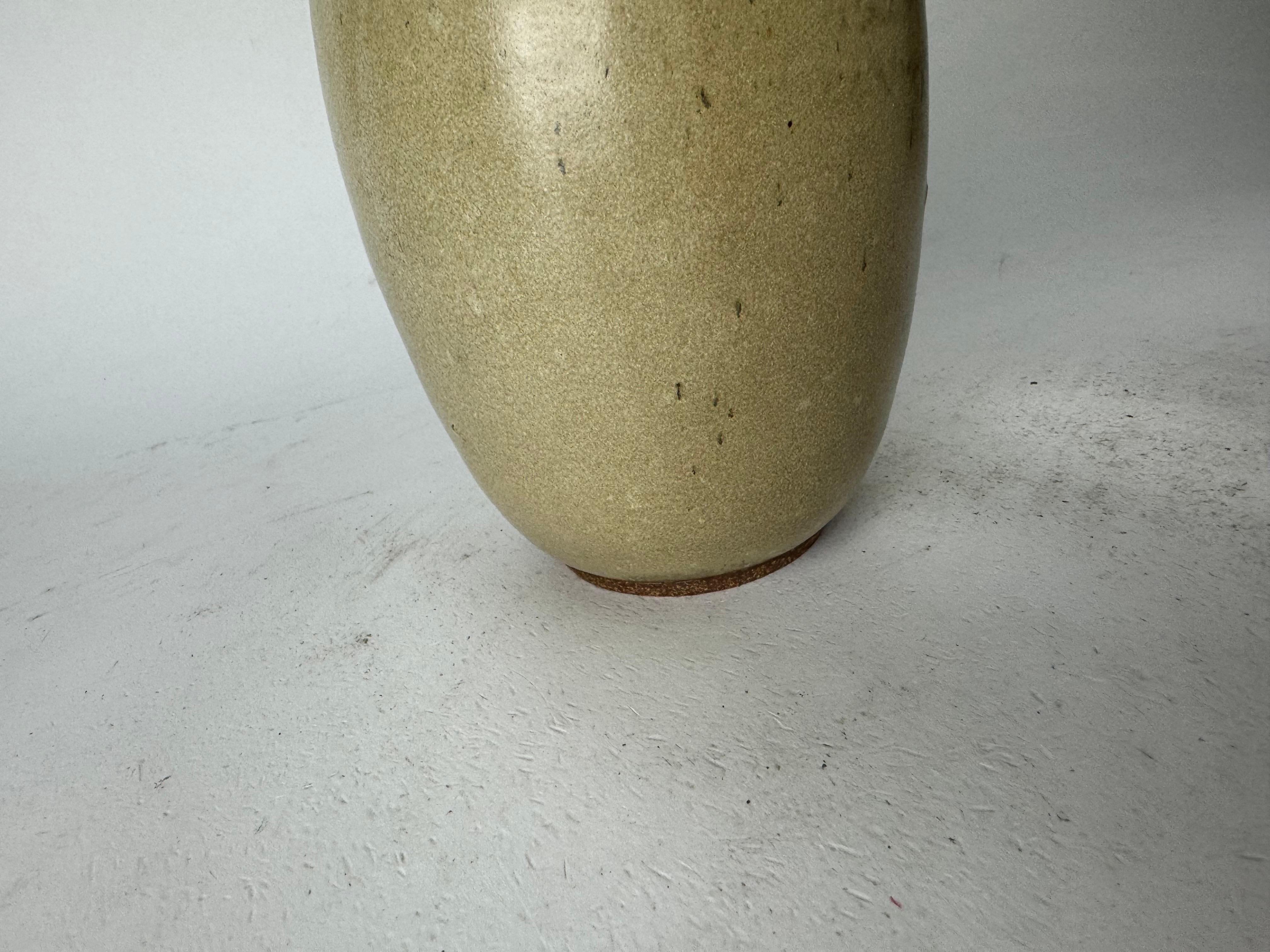 Hand-Crafted 1970's Vintage Pottery Flower Vase For Sale
