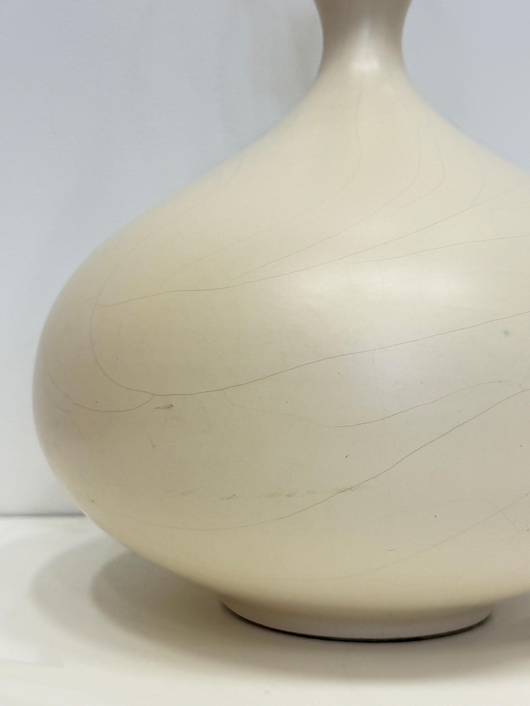 1970s Vintage Pottery Lamps, Manner of Jacques Grange, Pair im Angebot 2