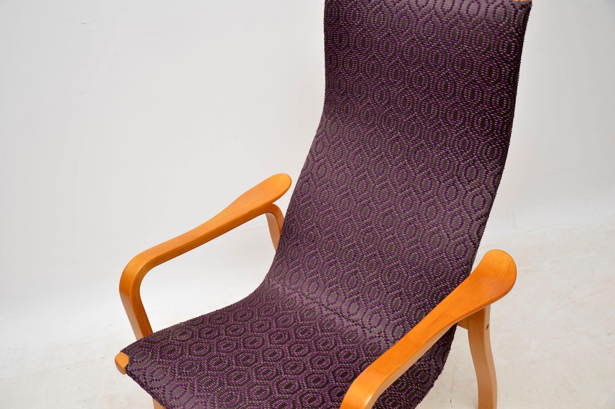 Fabric 1970s Vintage Primo Armchair by Yngve Ekstrom for Swedese