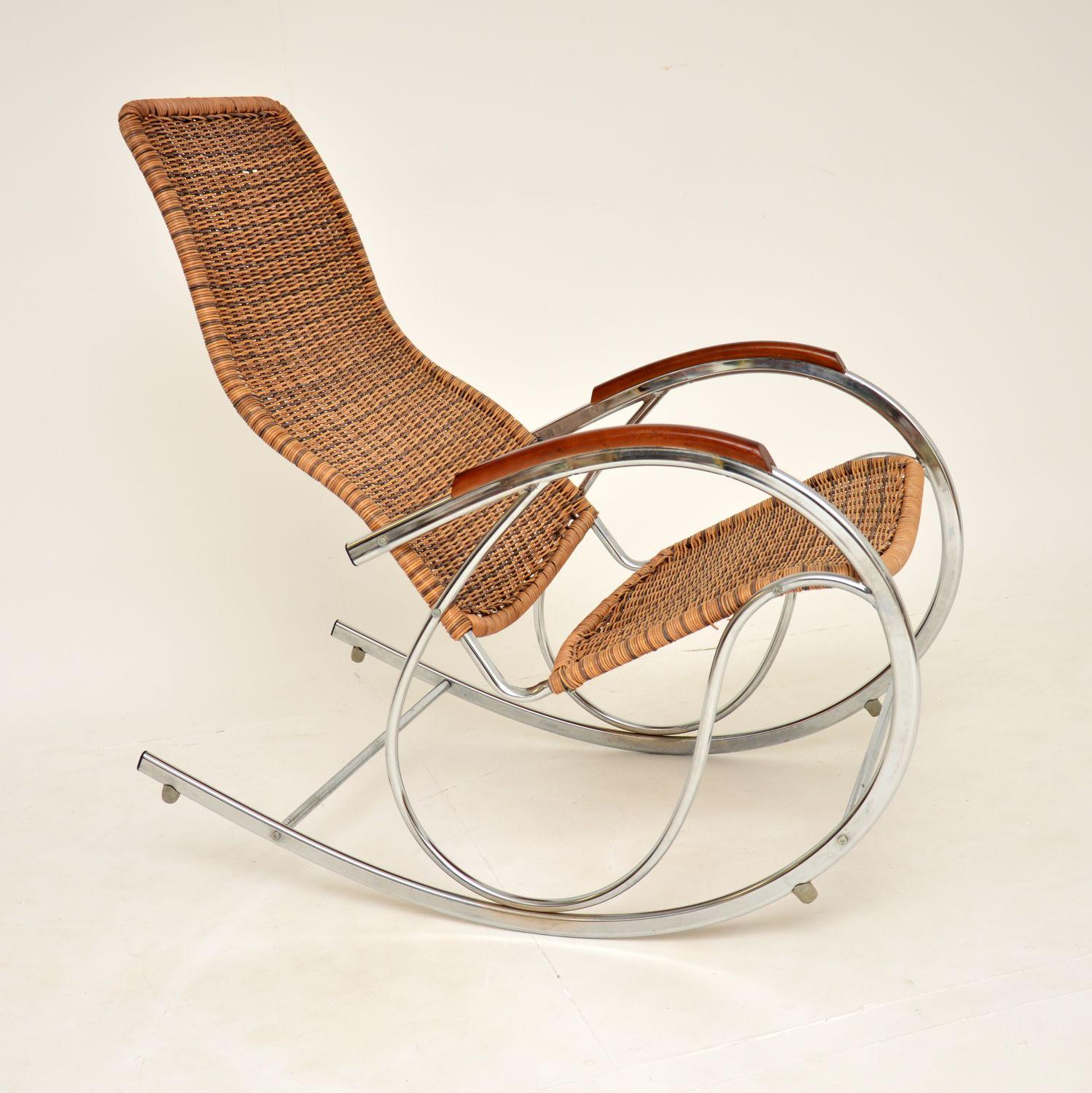 retro rattan chair