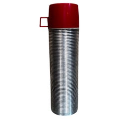 1970s Vintage Ribbed Thermos Retro Camp Gear USA