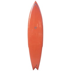 Planche de surf vintage Robert August Sting des années 1970