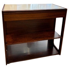 1970s Vintage Rosewood Mcintosh Bar Cart