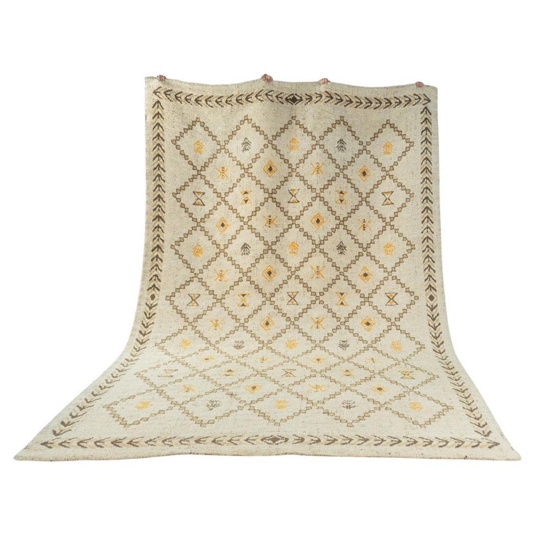 Germany Rugs 1970s Vintage Rug Handmade Germany Berber Rug Style For Sale at 1stDibs
