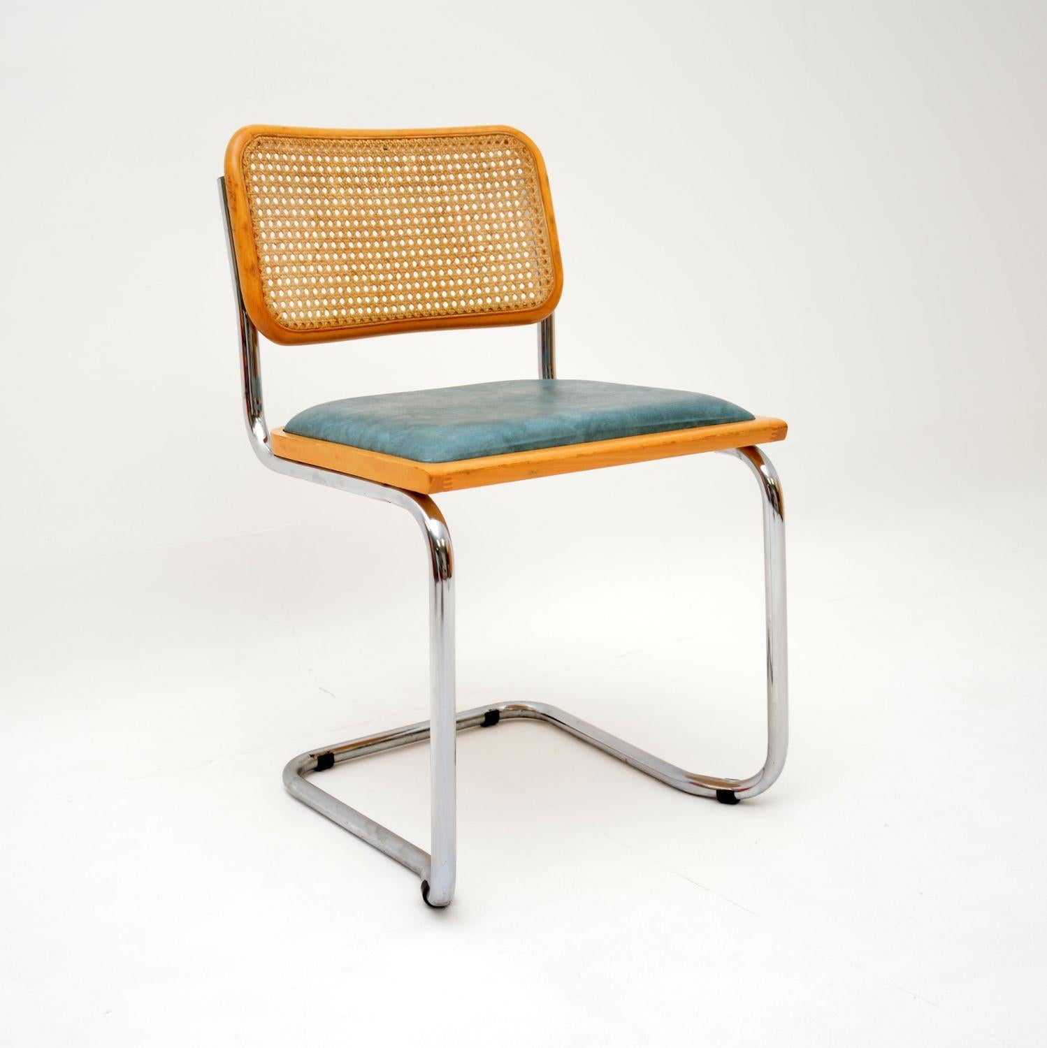 1970's Vintage Set of 6 Marcel Breuer 'Cesca' Chairs In Good Condition In London, GB