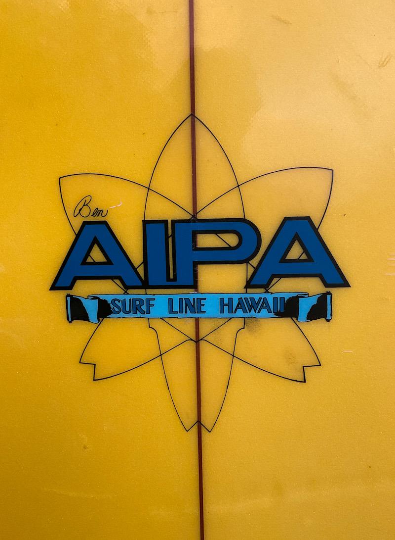 American 1970s Vintage Surf Line Hawaii by Ben Aipa