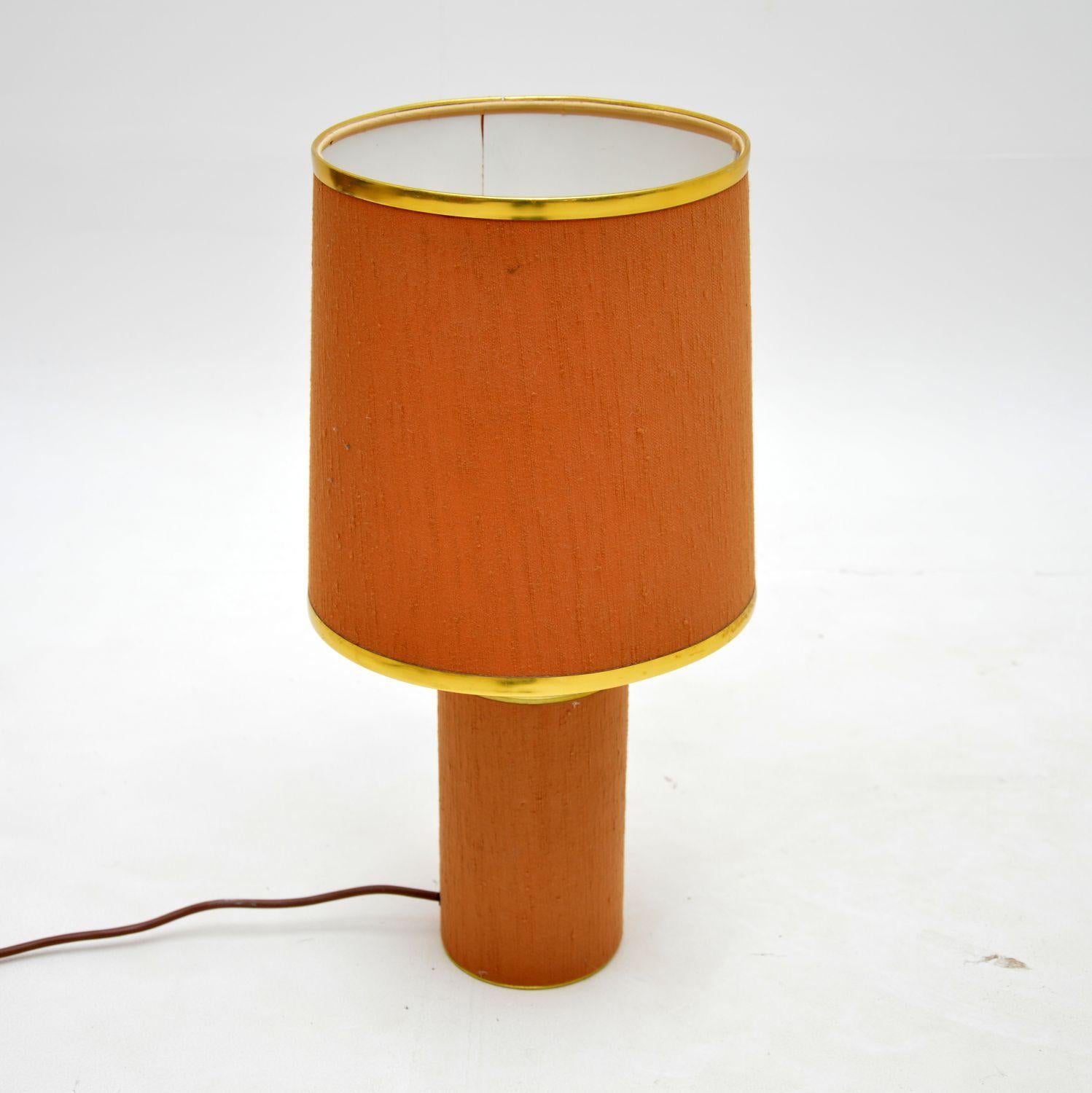 Mid-Century Modern Lampe de table vintage des années 1970 en vente