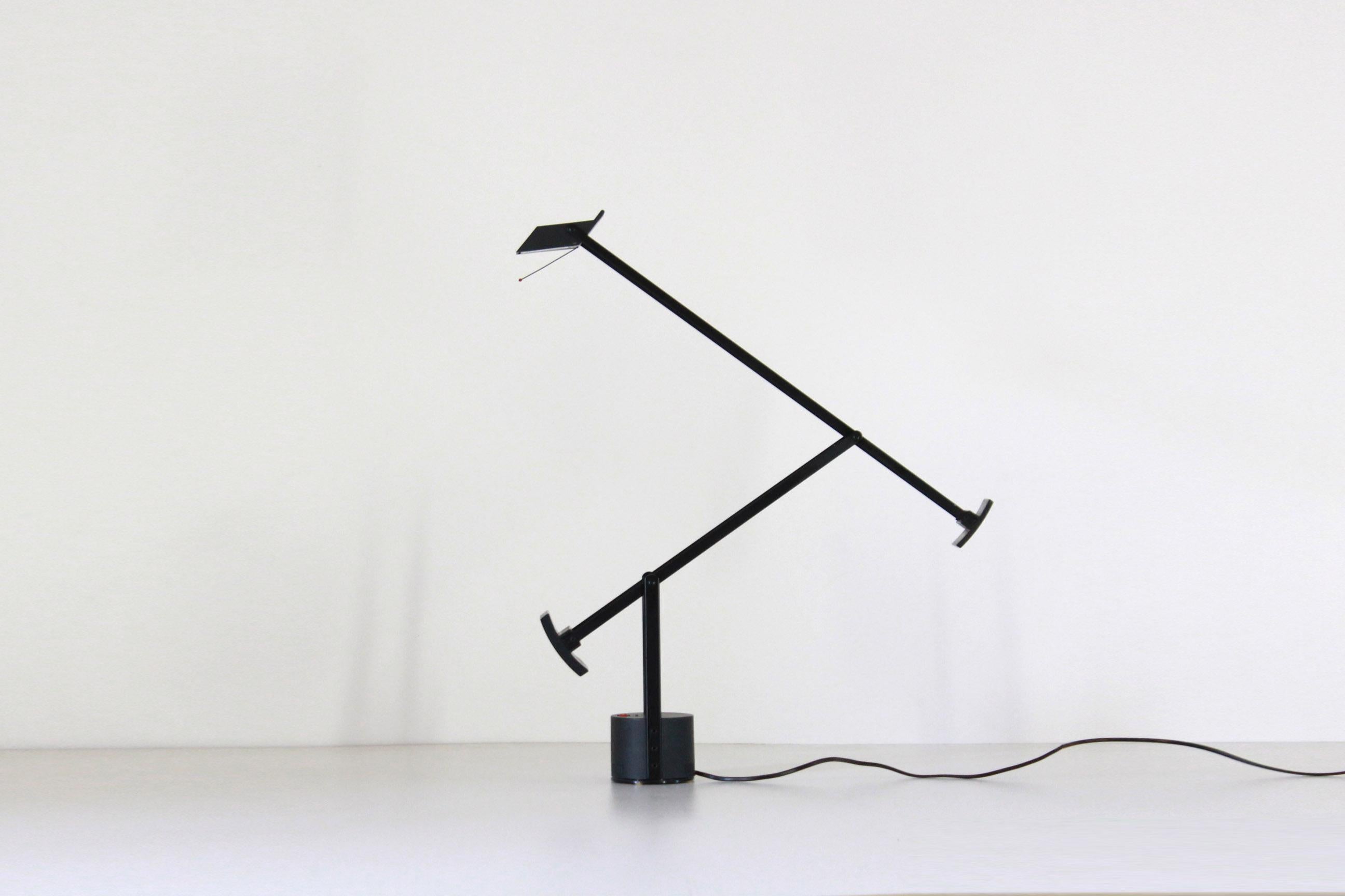Vintage flexible black table lamp 