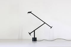 Vintage Flexible Black Table Lamp "Tizio" by Richard Sapper for Artemide, 1970s