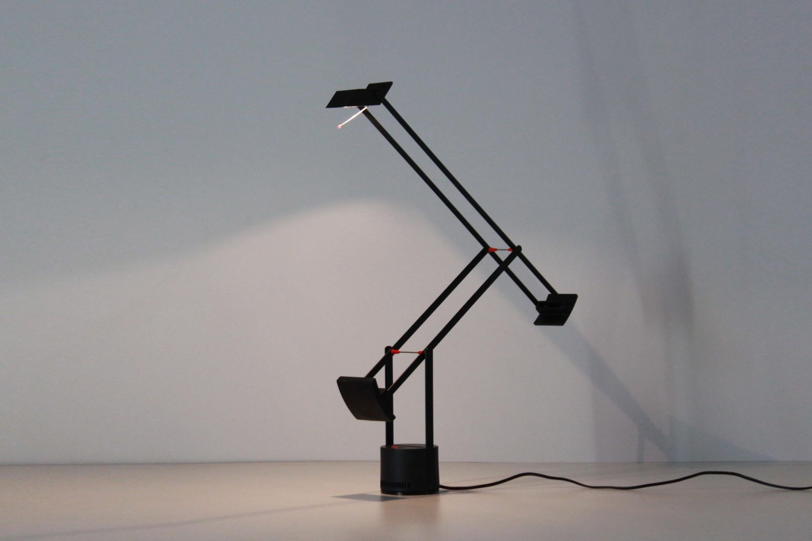 Mid-Century Modern Vintage Flexible Black Table Lamp 