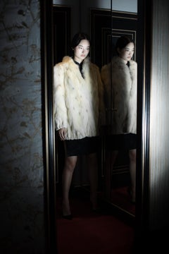 1970s Vintage White Fox Fur Coat with Lynx-Style Effect - L'Antilope Belle Epine