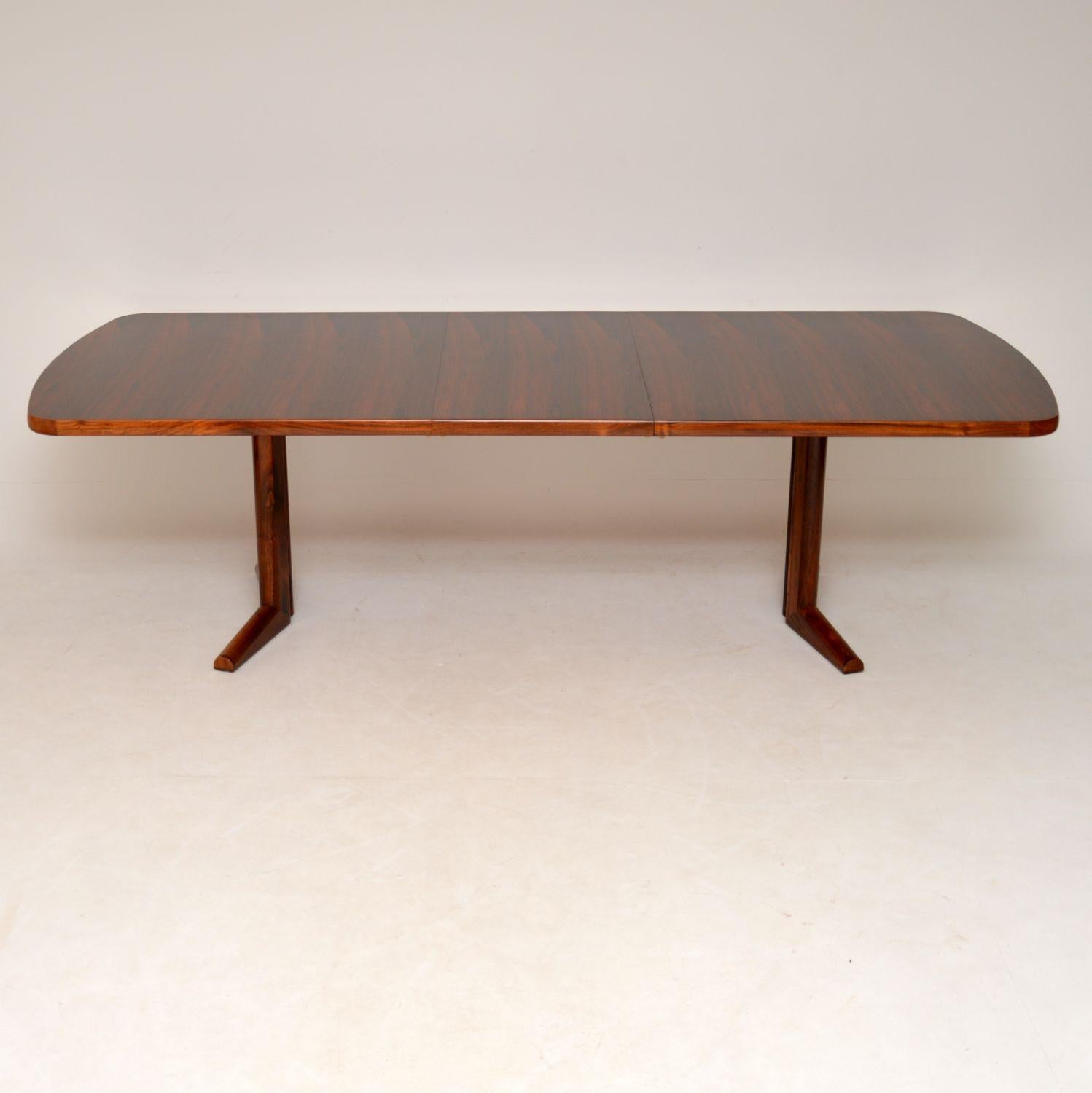 British 1970s Vintage Wooden Extending Dining Table by Gordon Russell