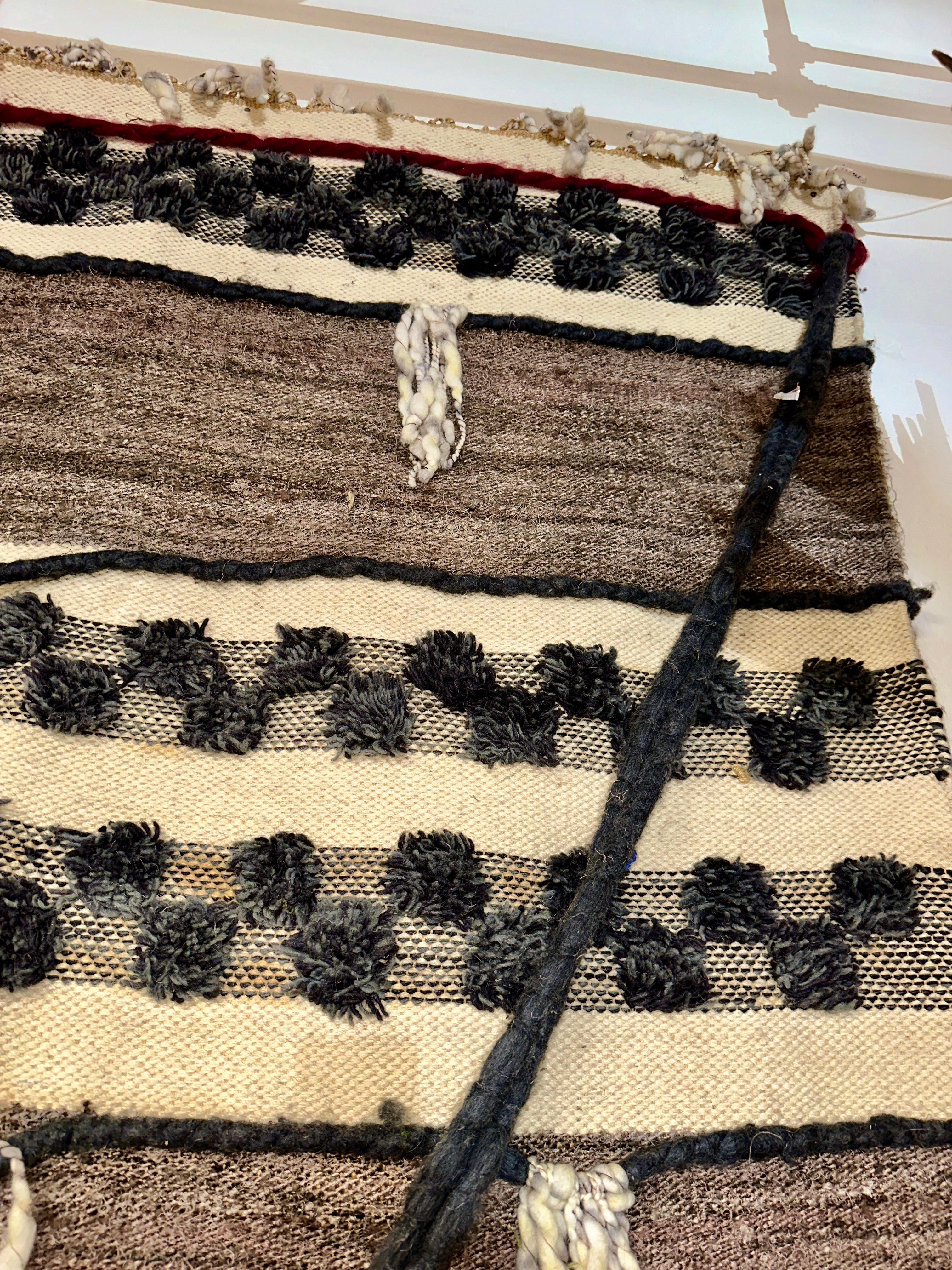 Late 20th Century 1970’s Vintage Wool Weaving For Sale