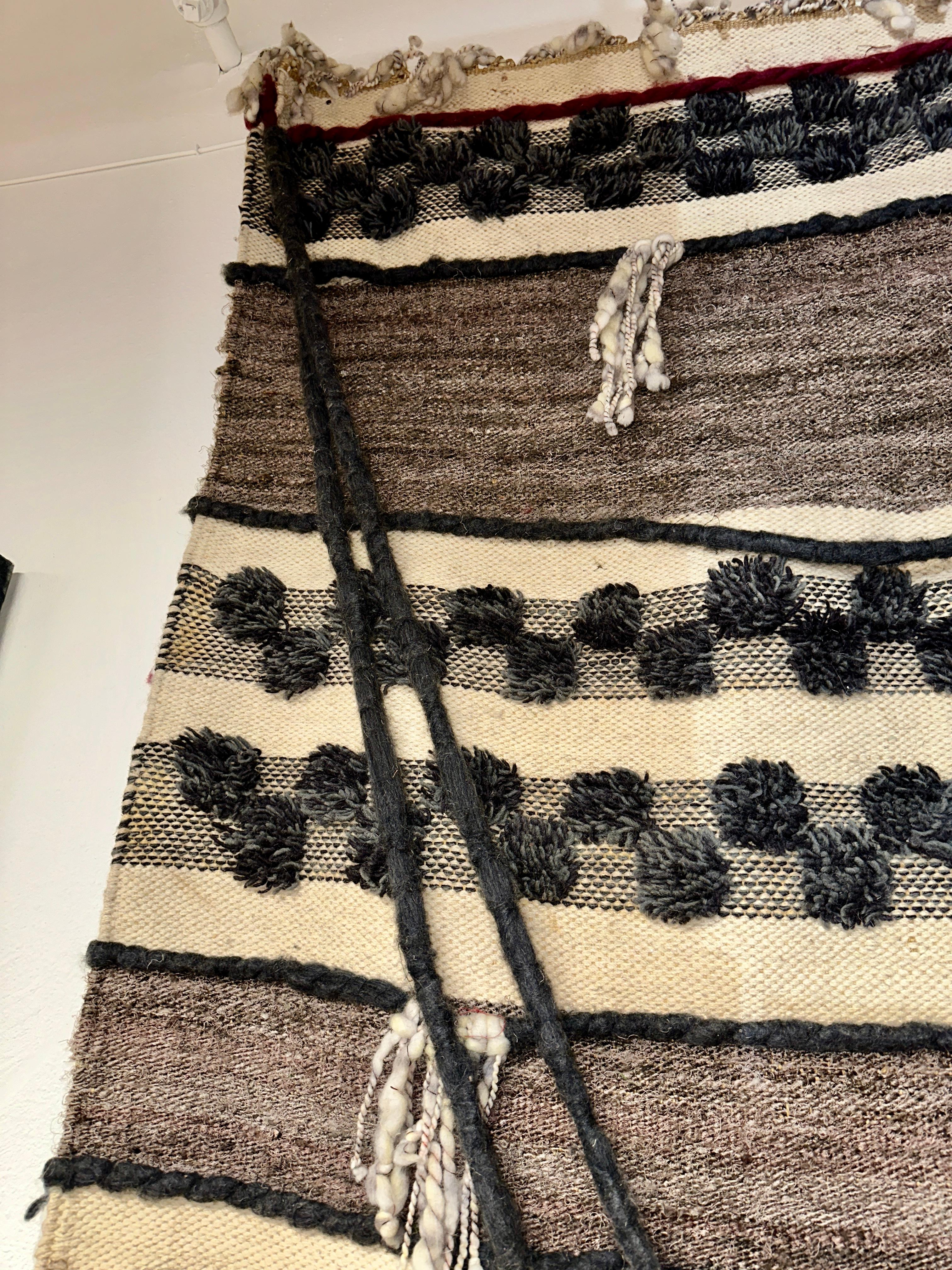 1970’s Vintage Wool Weaving For Sale 2