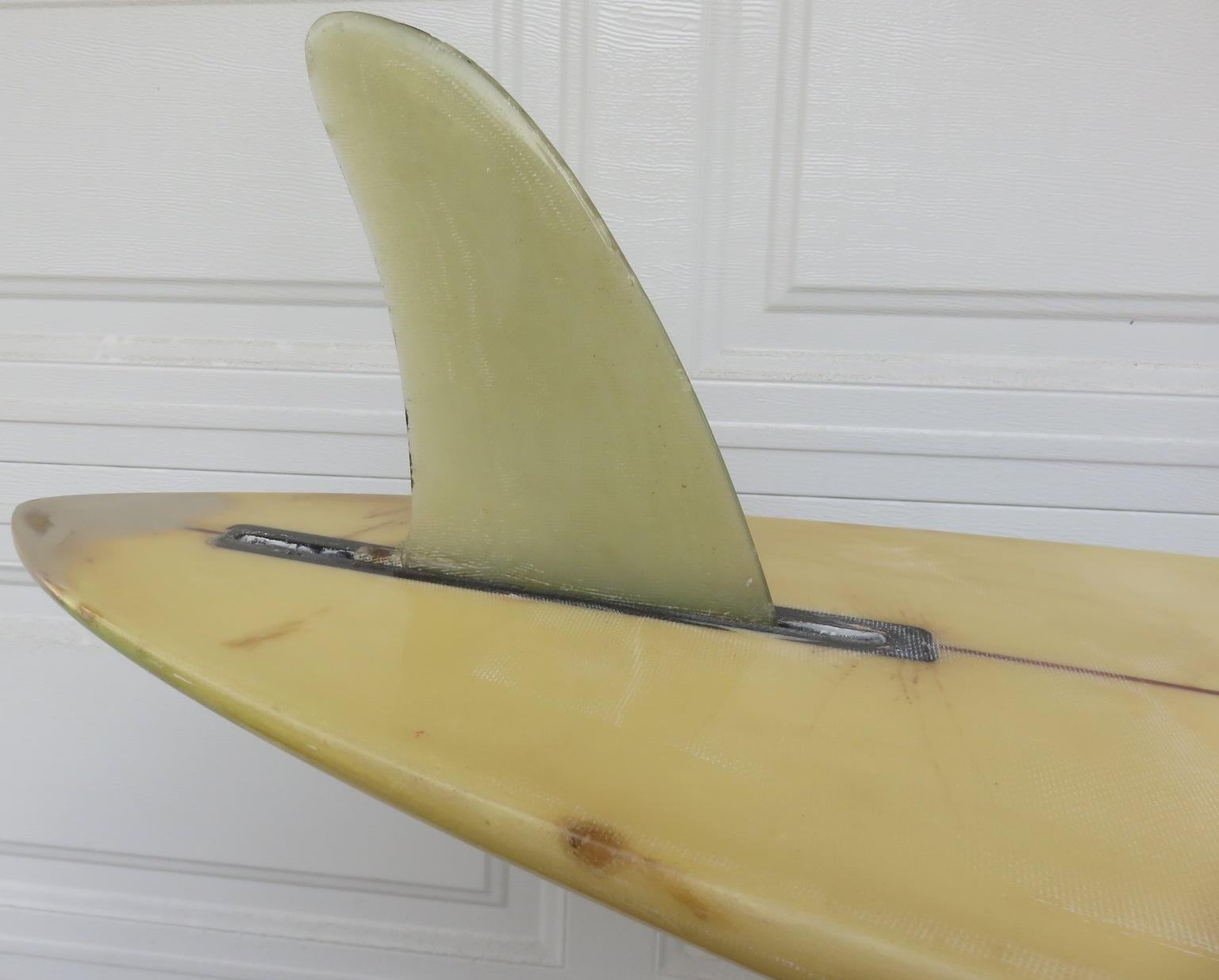 American 1970s Vintage Zephyr Surfboard by Jeff Ho