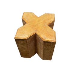 1970er Vivai del Sud Geflochtene Rattan & Cane Italienisch Seite End Tische