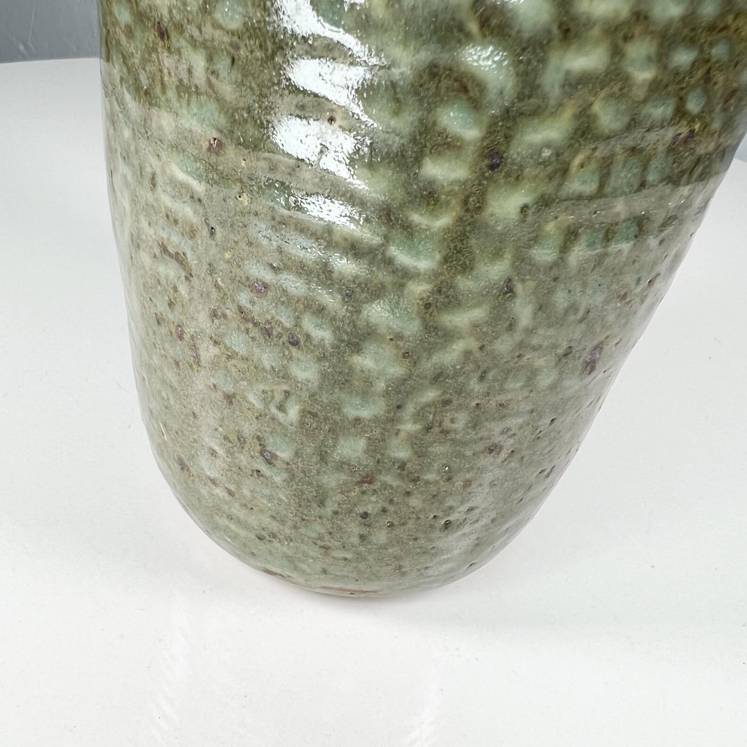 1970s Vivika & Otto Heino Studio Art Pottery Glazed Vase Ojai Calif In Good Condition In Chula Vista, CA