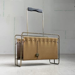 Revistero / Periódico Voss Faux Suede Años 70