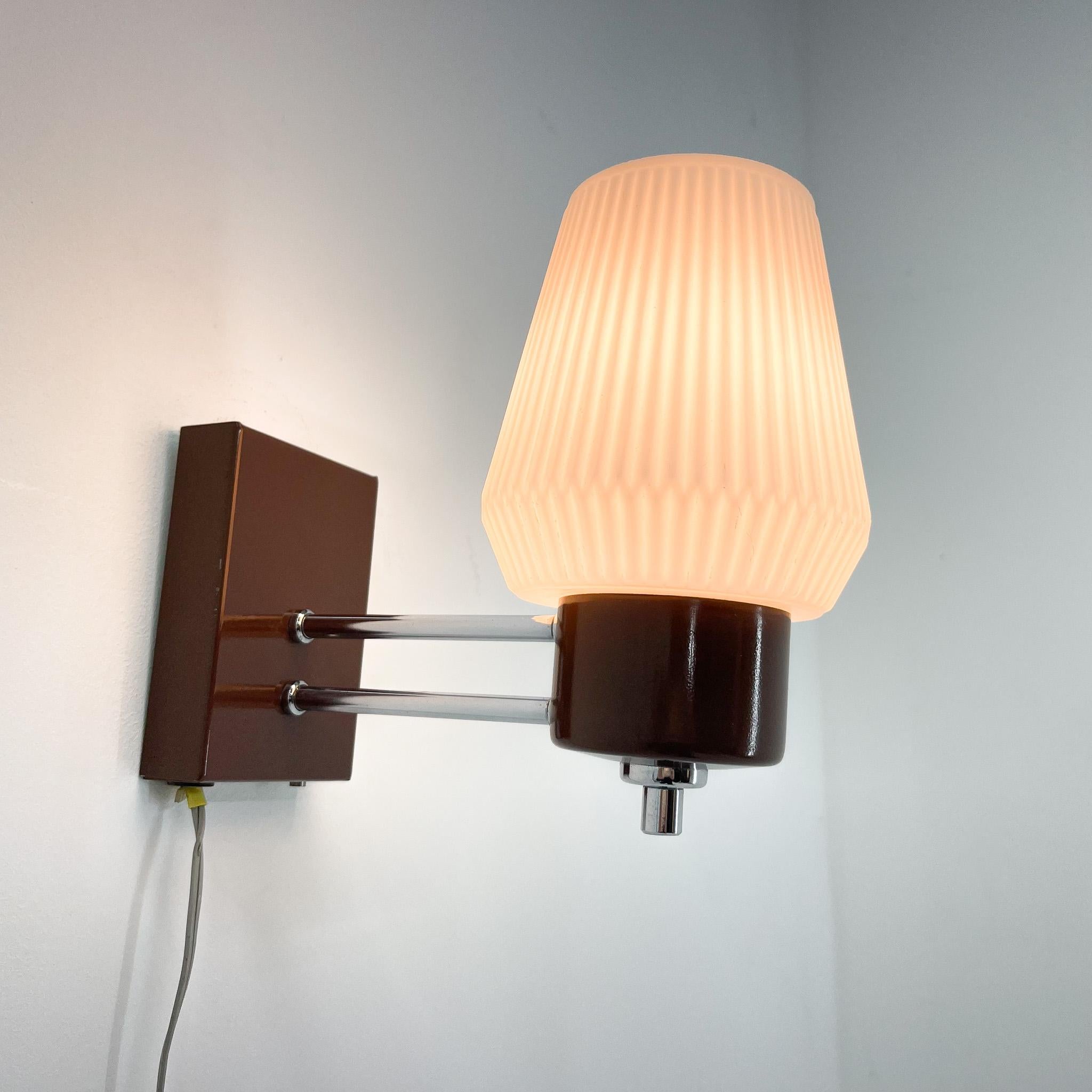 1970s Wall Lamp by Lidokov, Czechoslovakia In Good Condition For Sale In Praha, CZ