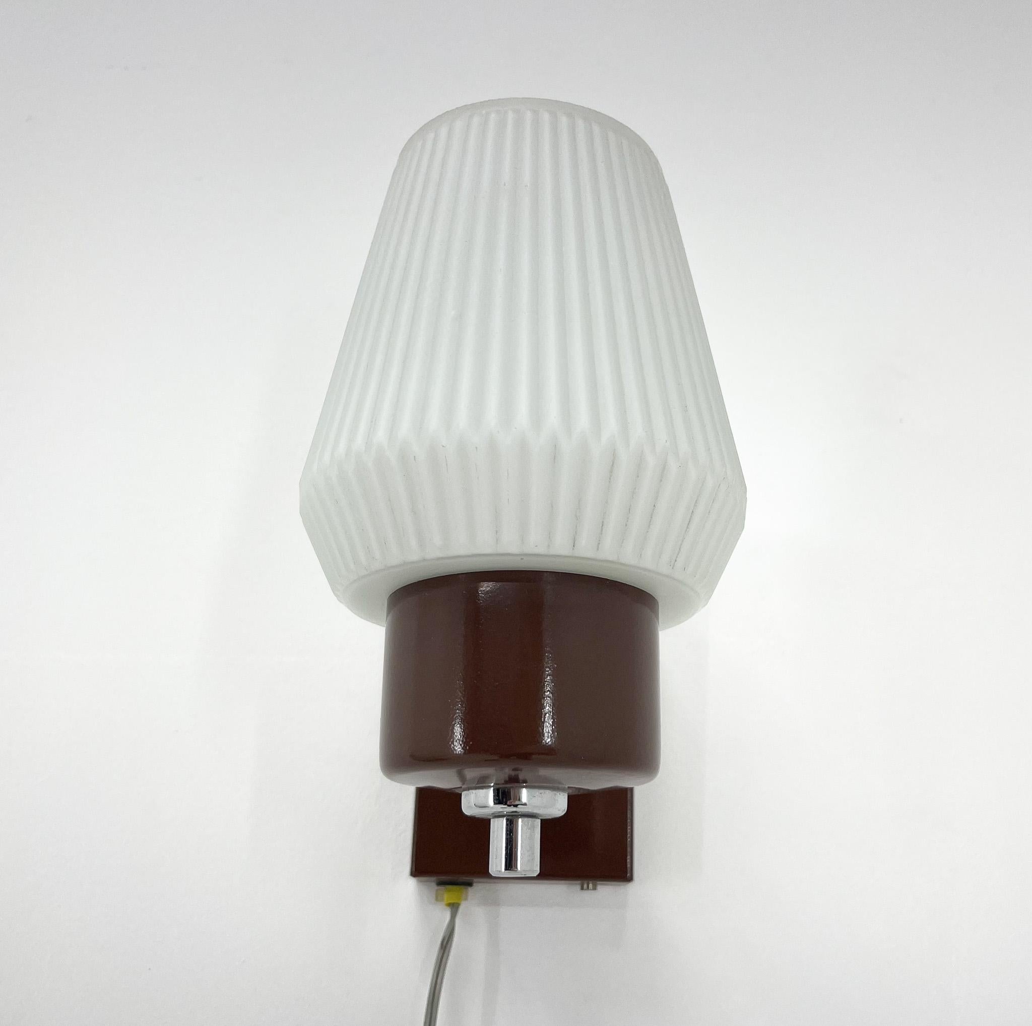 1970s Wall Lamp by Lidokov, Czechoslovakia For Sale 3