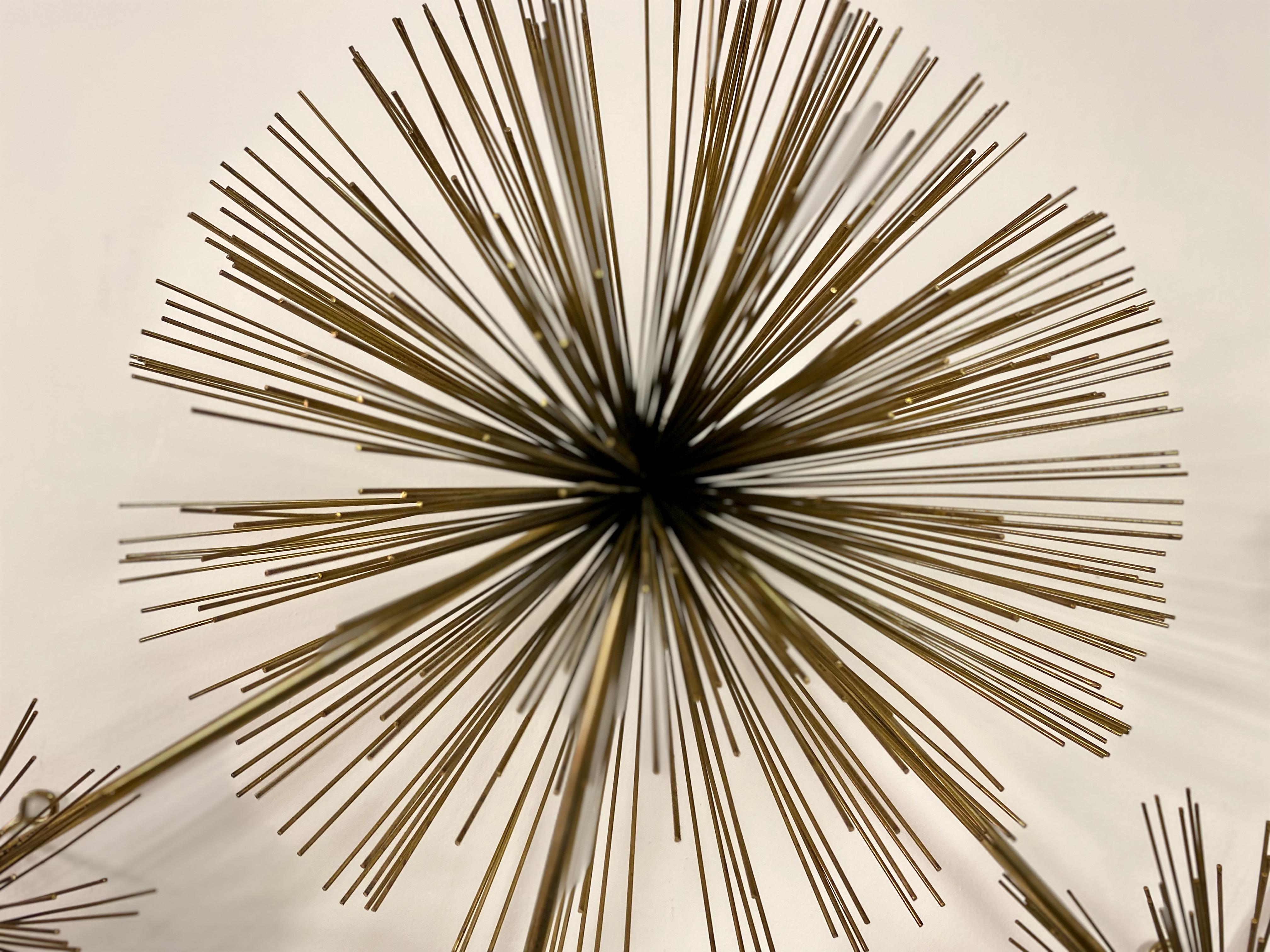 1970s Wall Mounted Starburst Sculpture By Curtis Jere For Sale 4