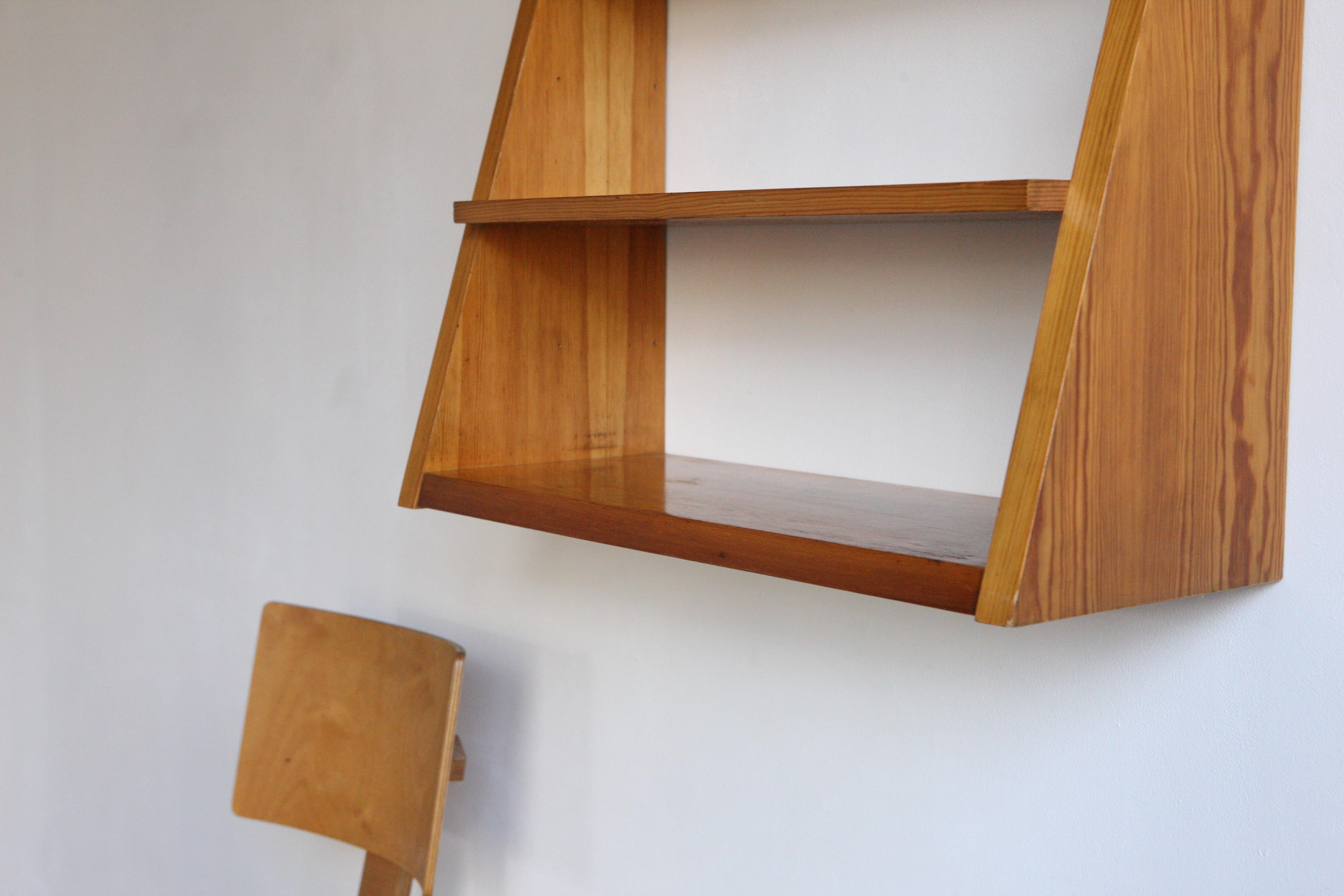 Mid-Century Modern 1970's Wall Shelf For Sale