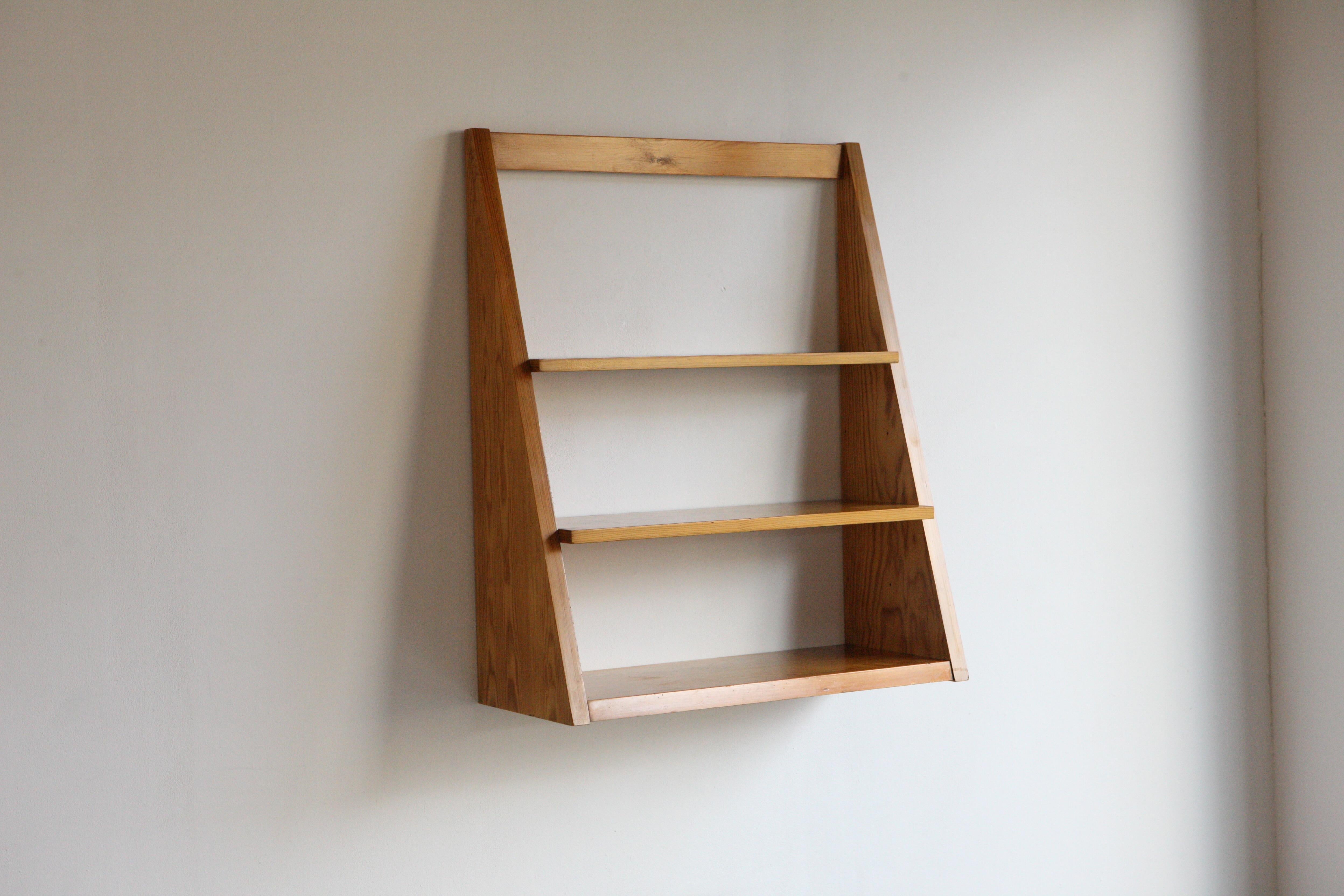 Pine 1970's Wall Shelf For Sale