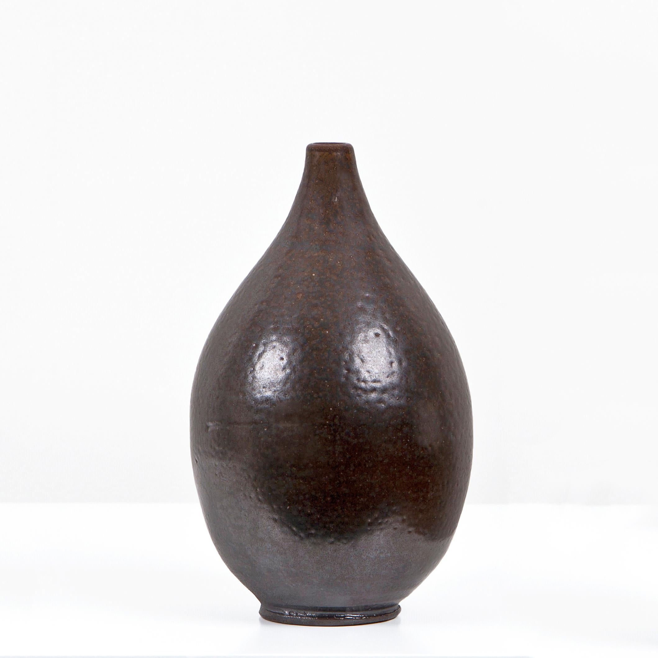 1970s Wallåkra Scandinavian Ceramic Vase In Good Condition For Sale In Madrid, ES