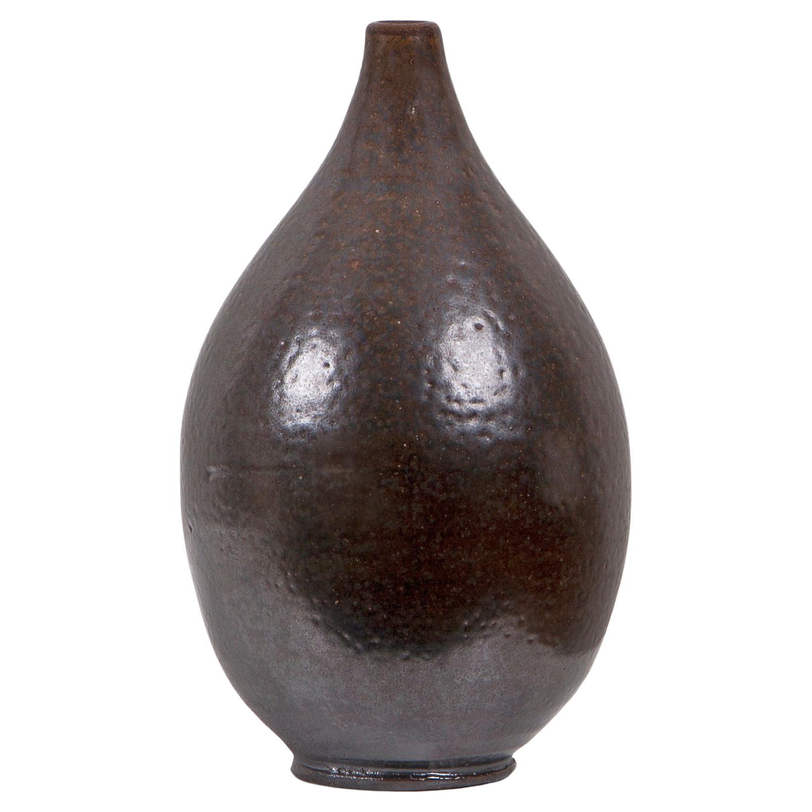 Vase en céramique scandinave Wallkra des années 1970 en vente