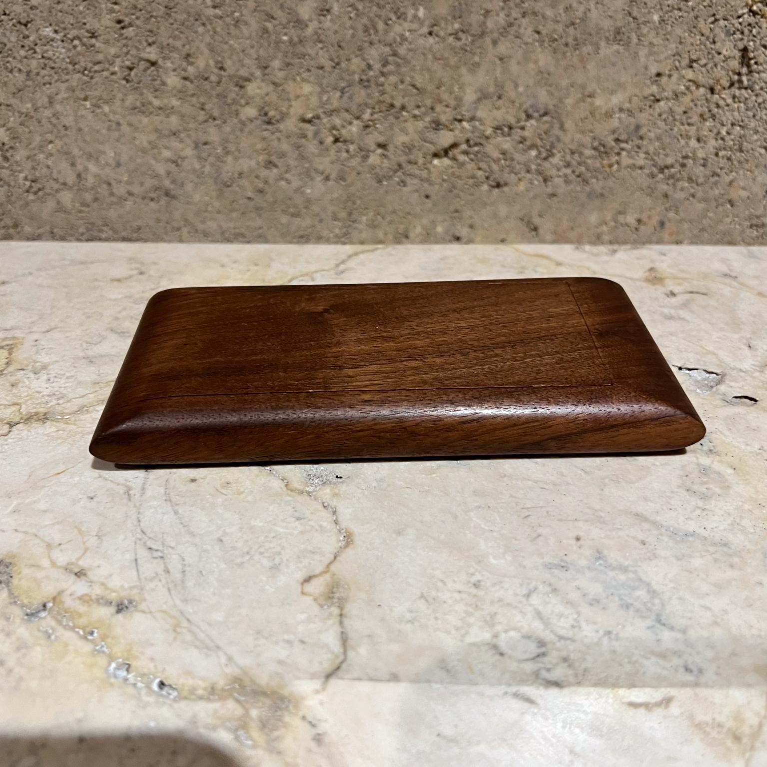 MCM Elegant Walnut Business Card Holder
.63 thick x 2.78 x 5.88 long
Original vintage
Refer to listed images
