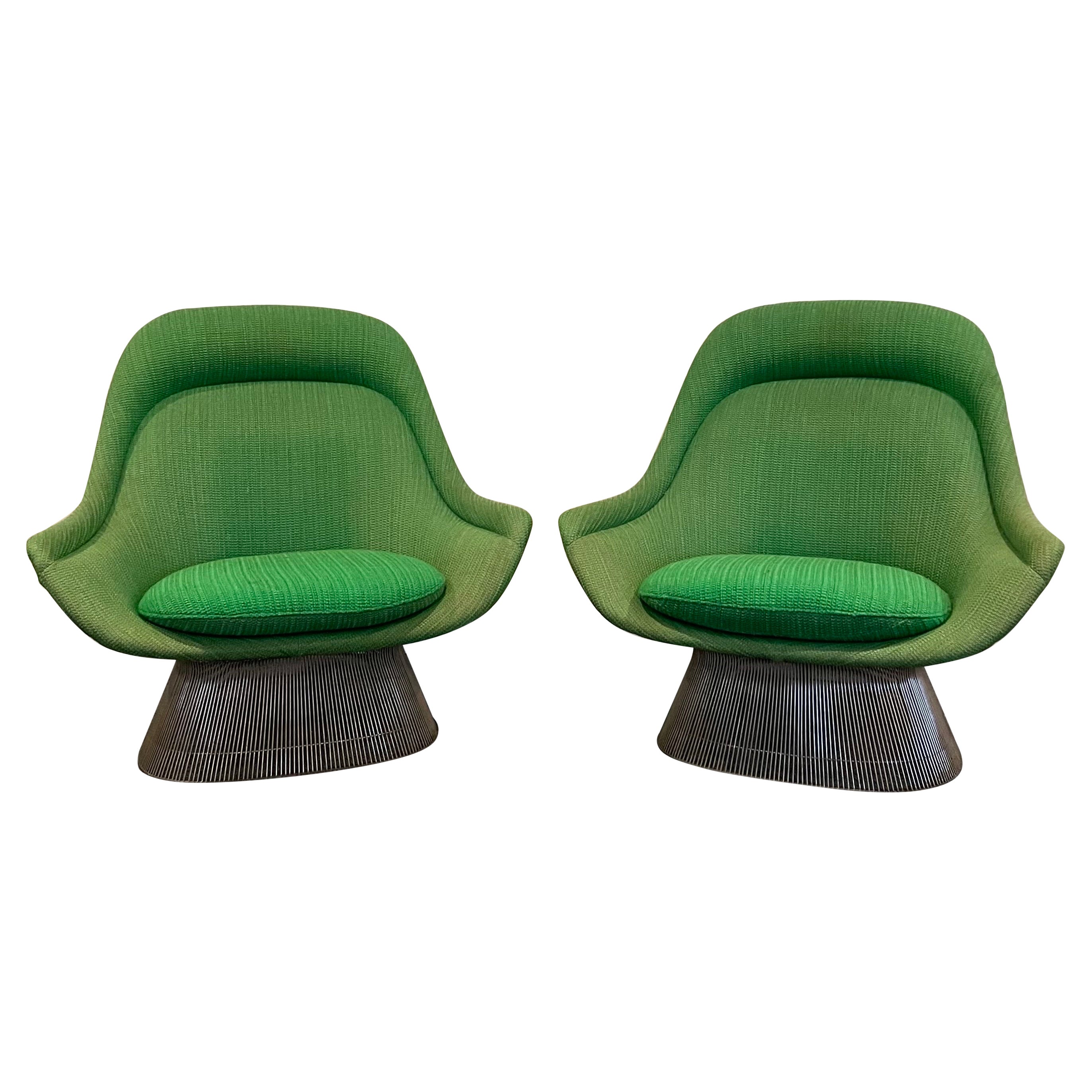 1970s Warren Platner Easy Chairs - a Pair
